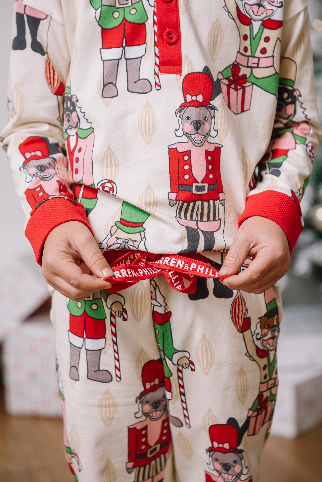Kid's Long Christmas PJs | Nutcracker Dreams