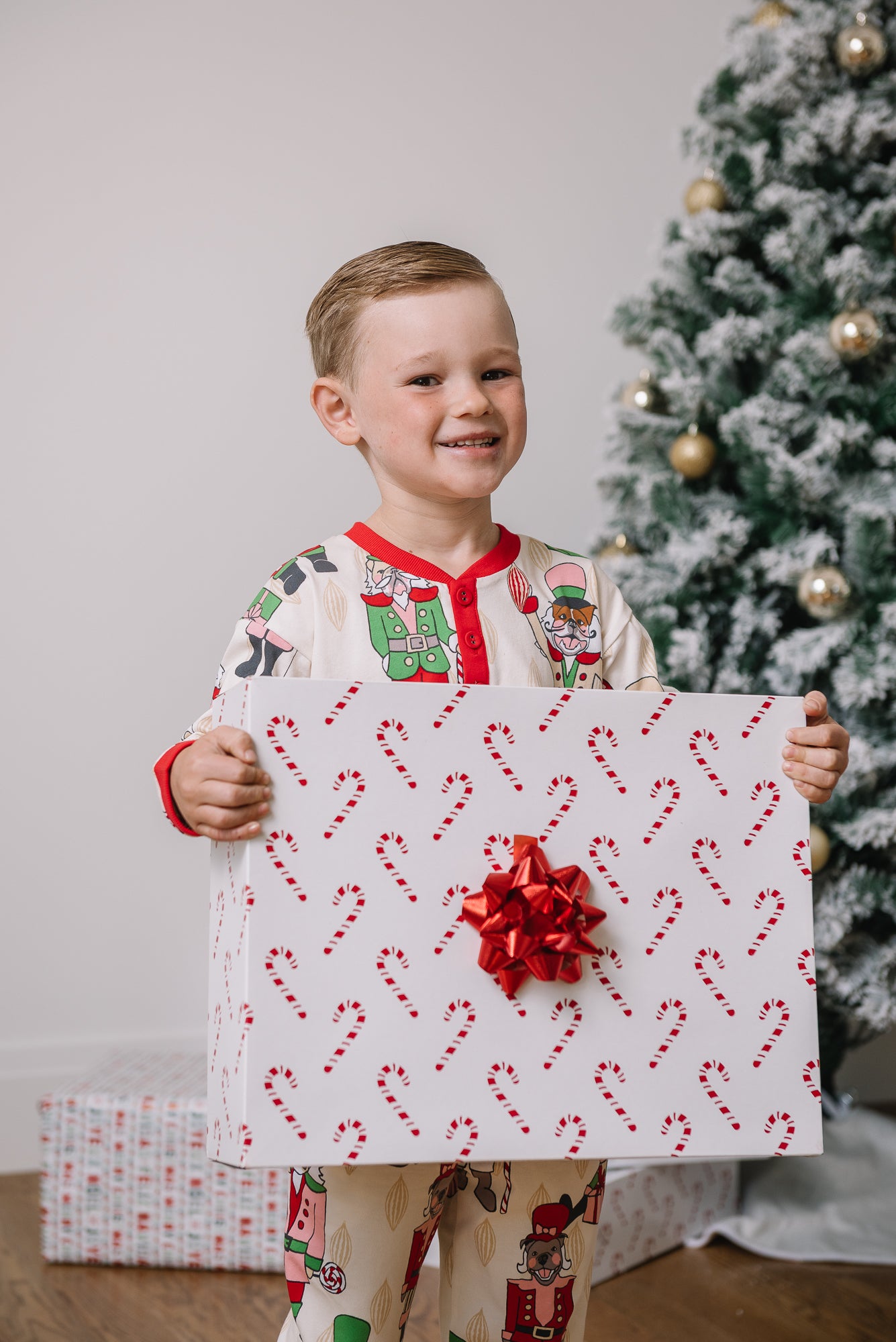 Kid's Long Christmas PJs | Nutcracker Dreams