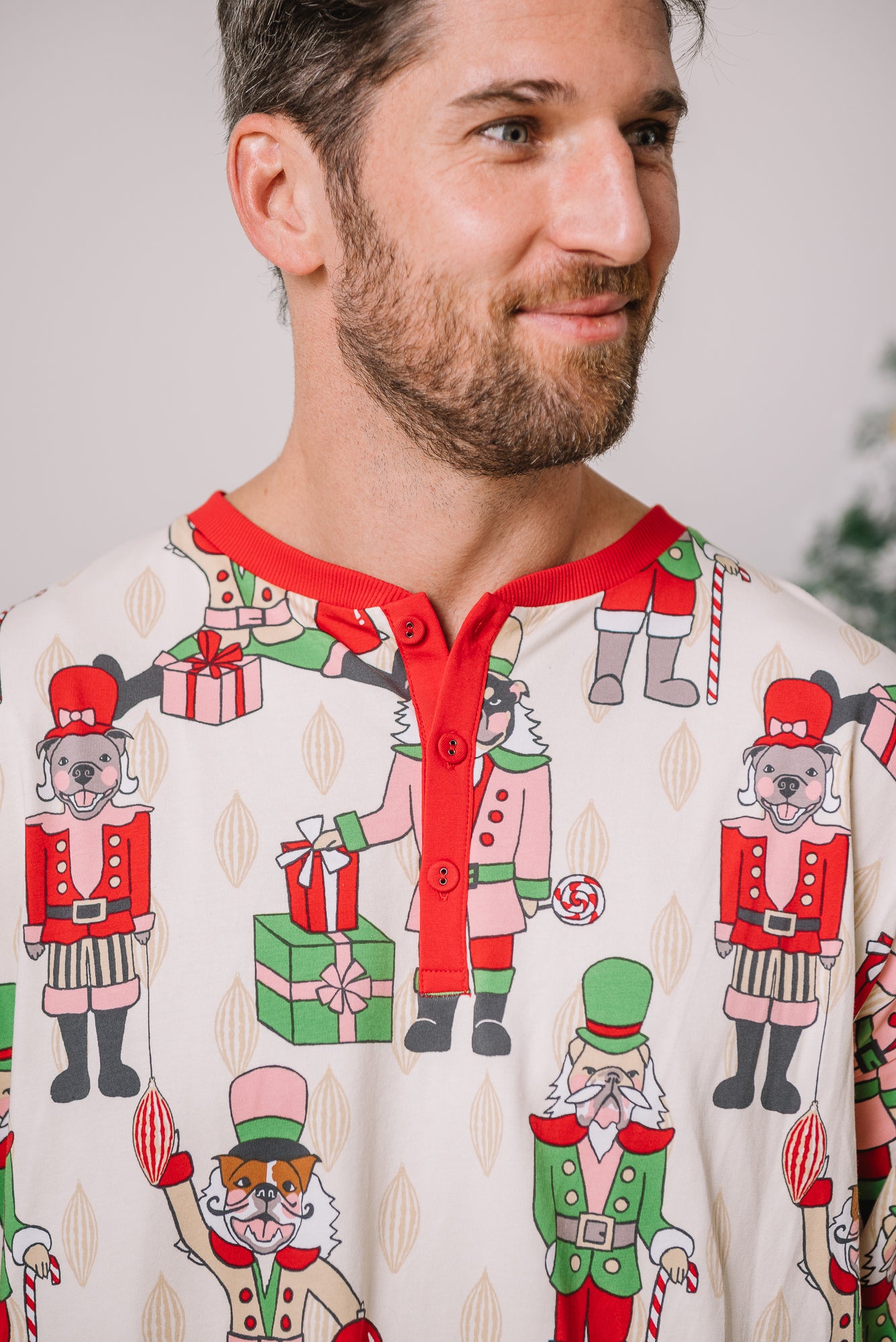 Men's Long Christmas PJs | Nutcracker Dreams