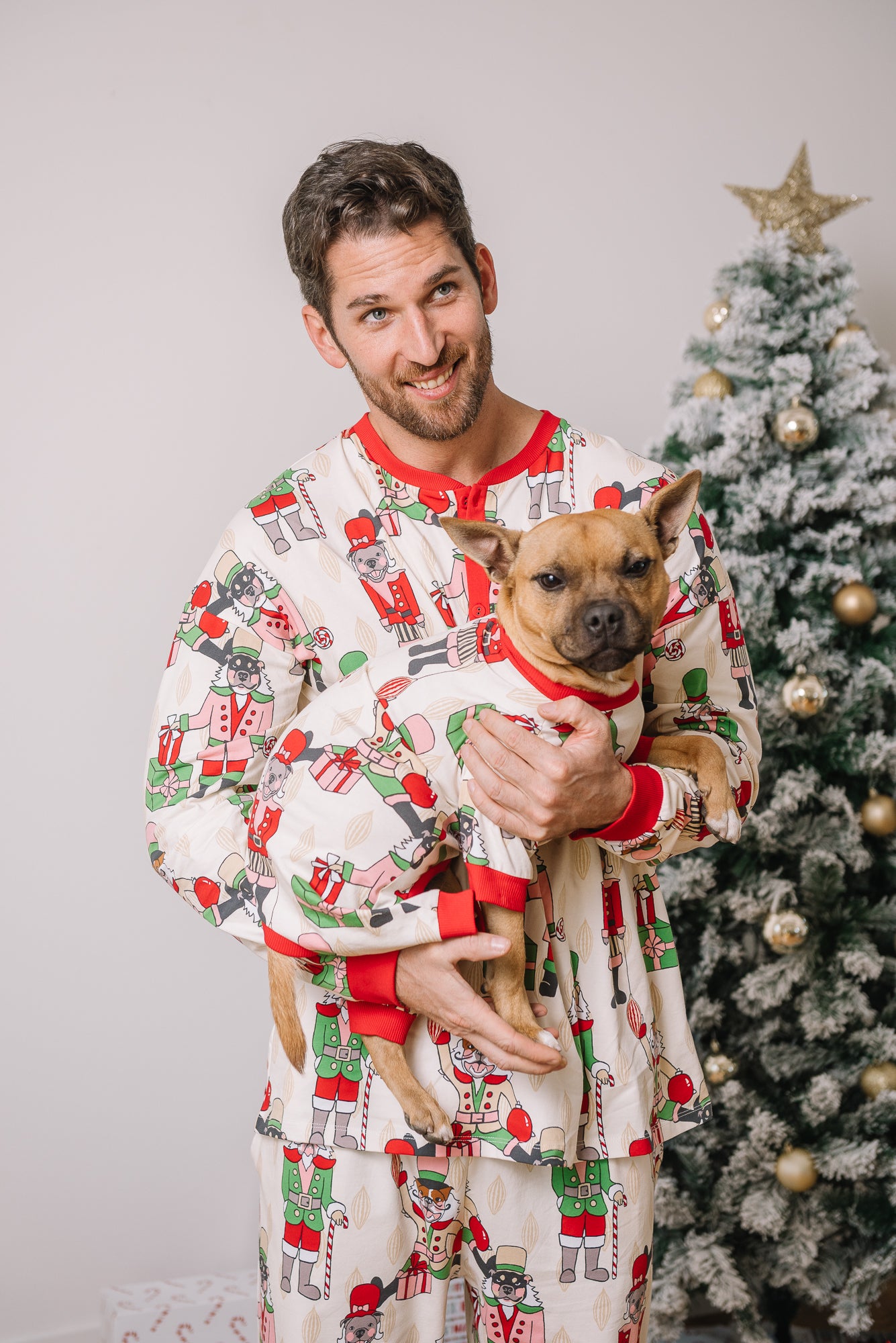 Men's Long Christmas PJs | Nutcracker Dreams