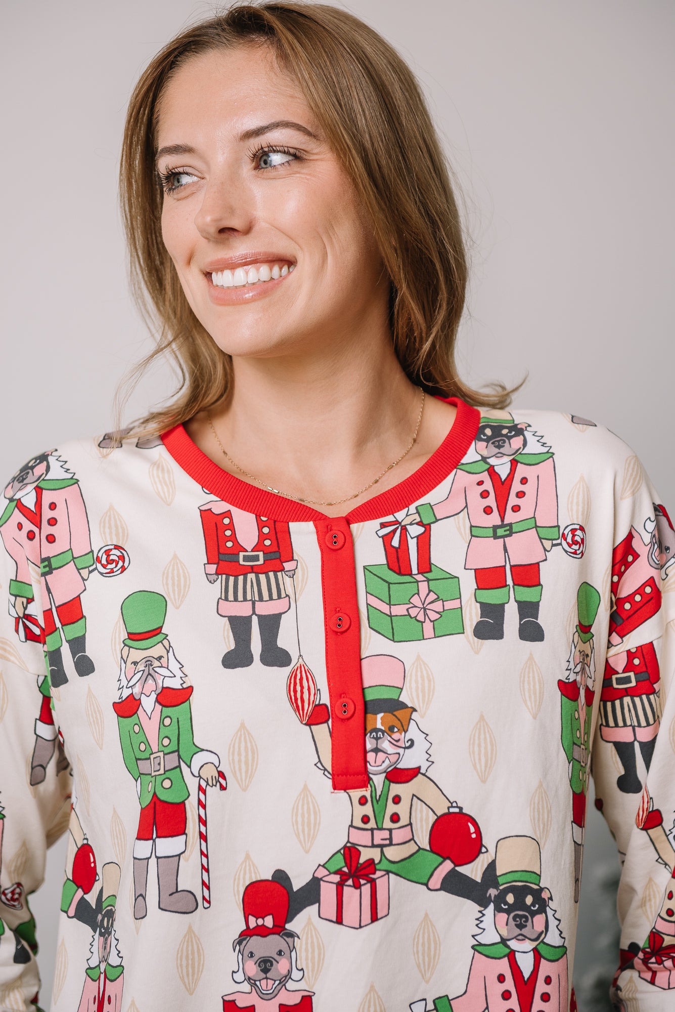 Women's Long Christmas PJs | Nutcracker Dreams