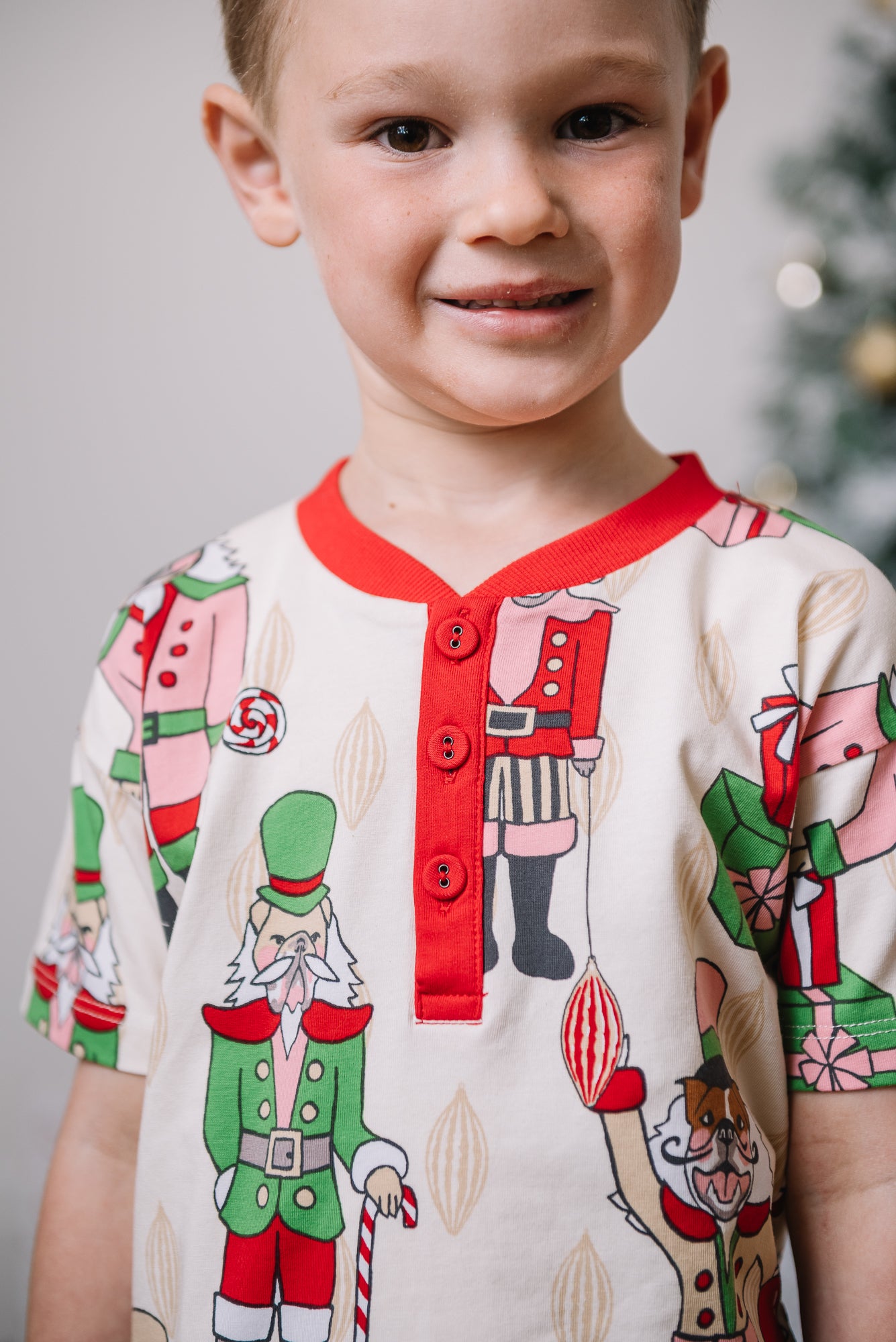 Kid's Short Christmas PJs | Nutcracker Dreams