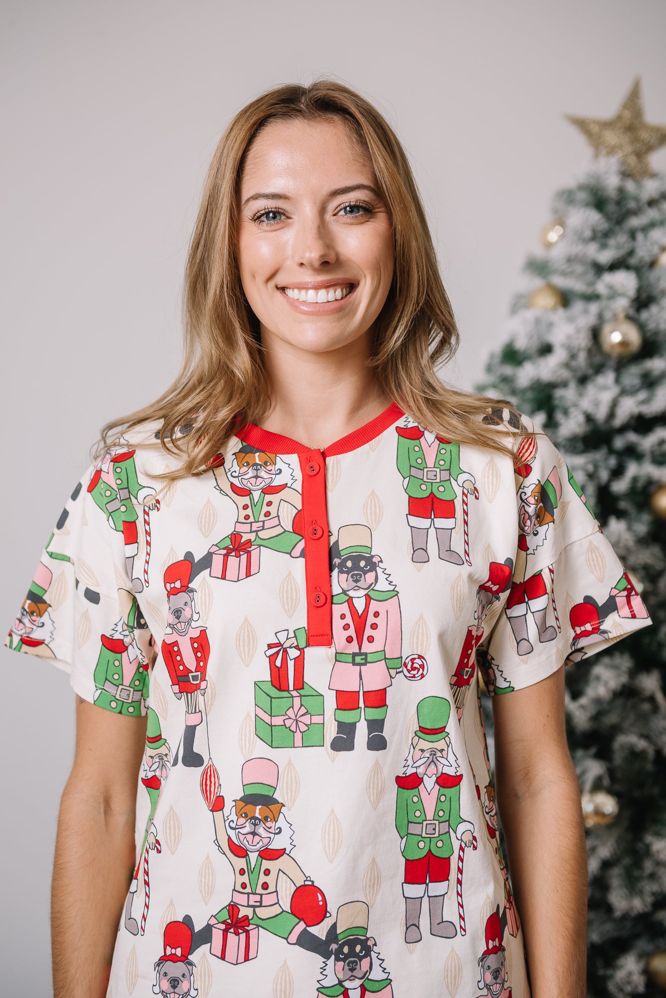 Women's Short Christmas PJs | Nutcracker Dreams