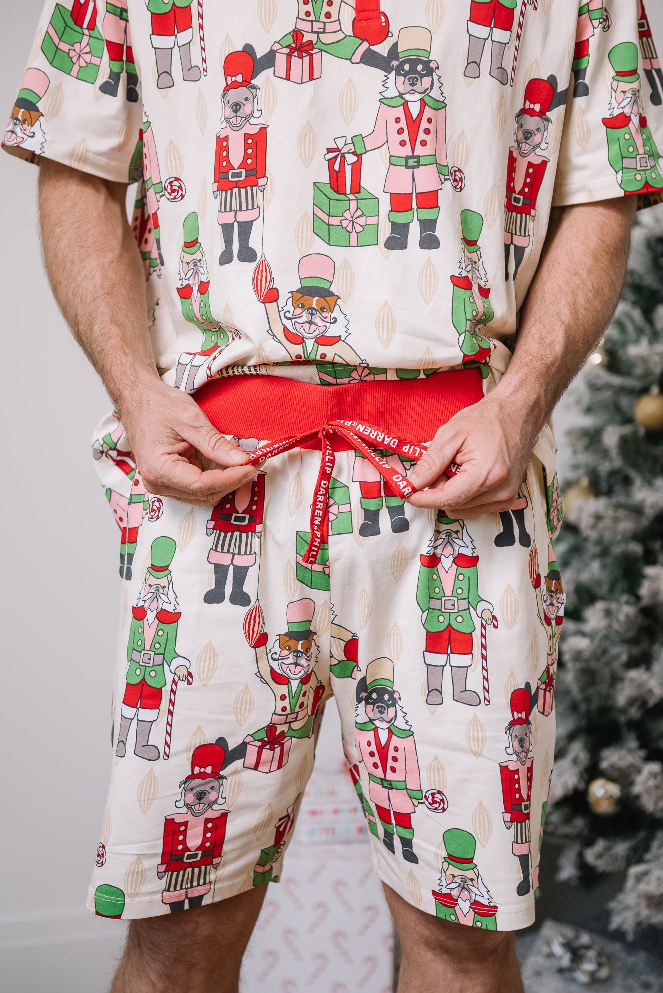 Men's Short Christmas PJs | Nutcracker Dreams