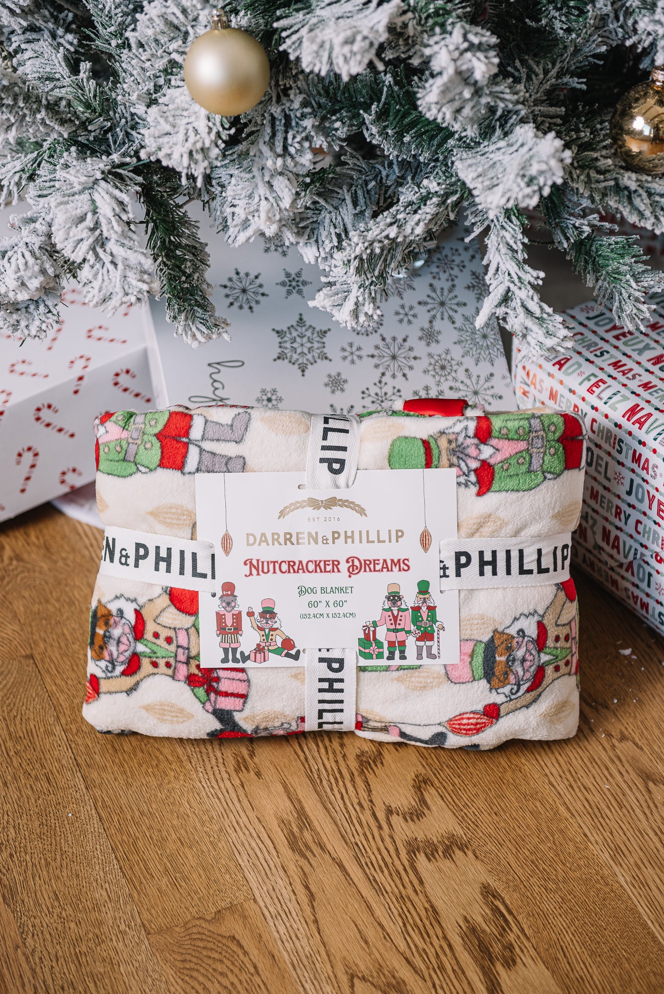 Dog Christmas Blanket | Nutcracker Dreams
