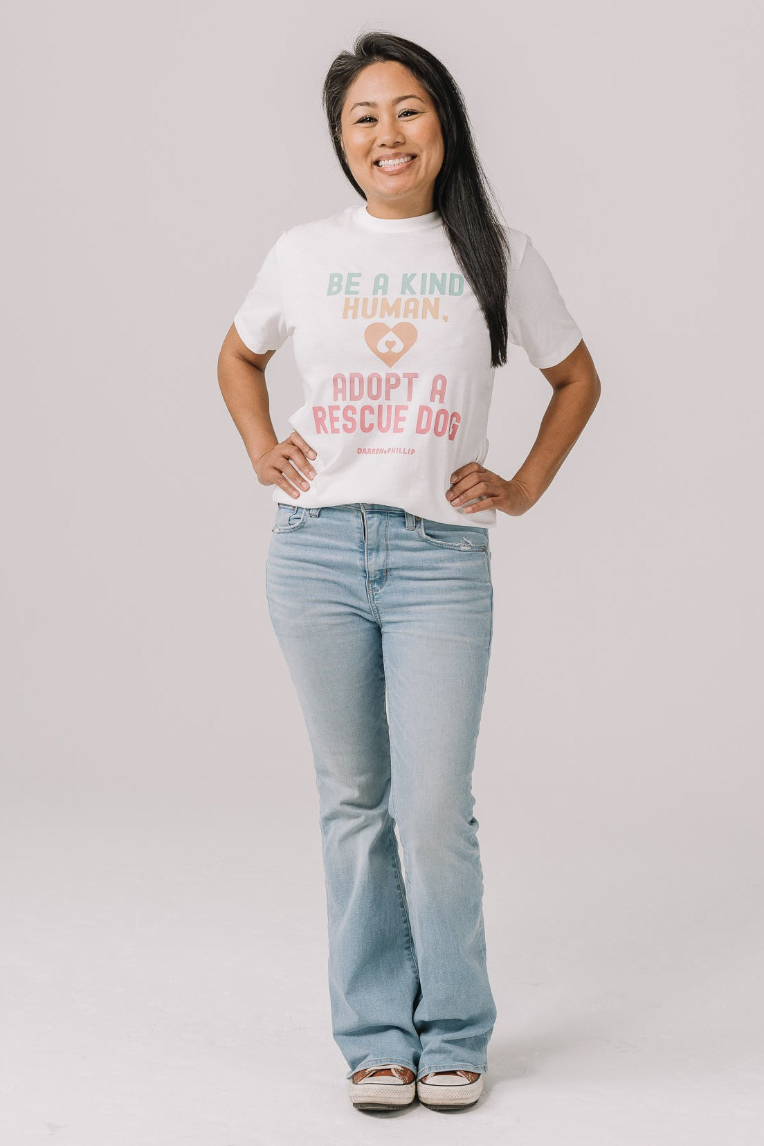 Adopt a Rescue Adult Tee | Natural