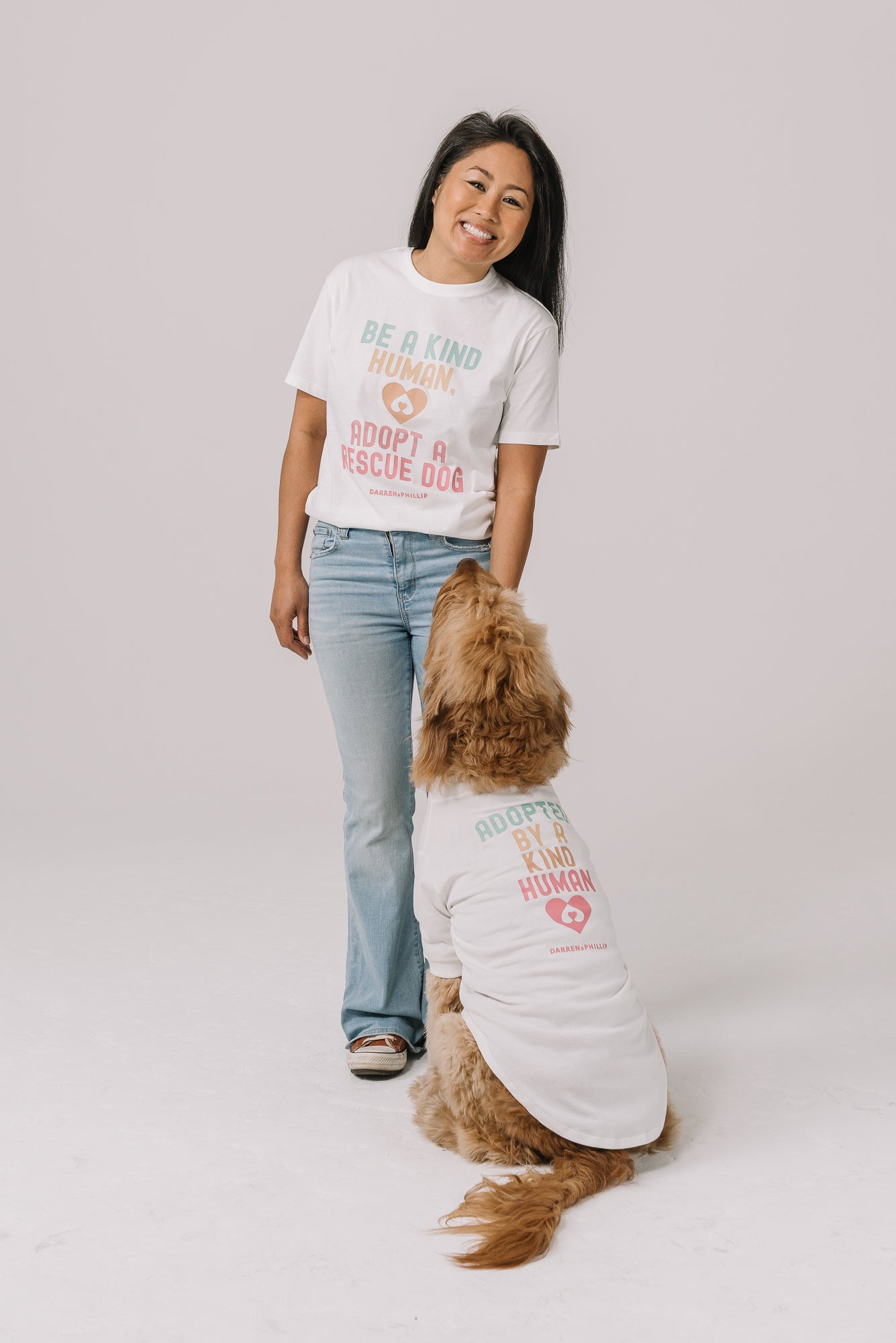 Adopt a Rescue Adult Tee | Natural