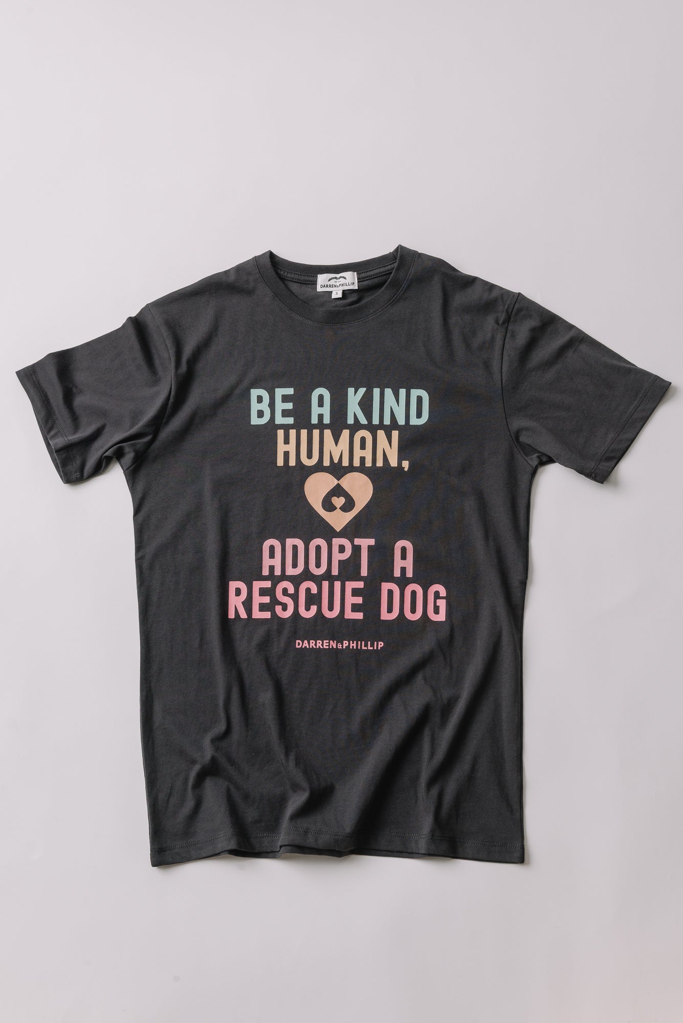 Adopt a Rescue Adult Tee | Dark Gray