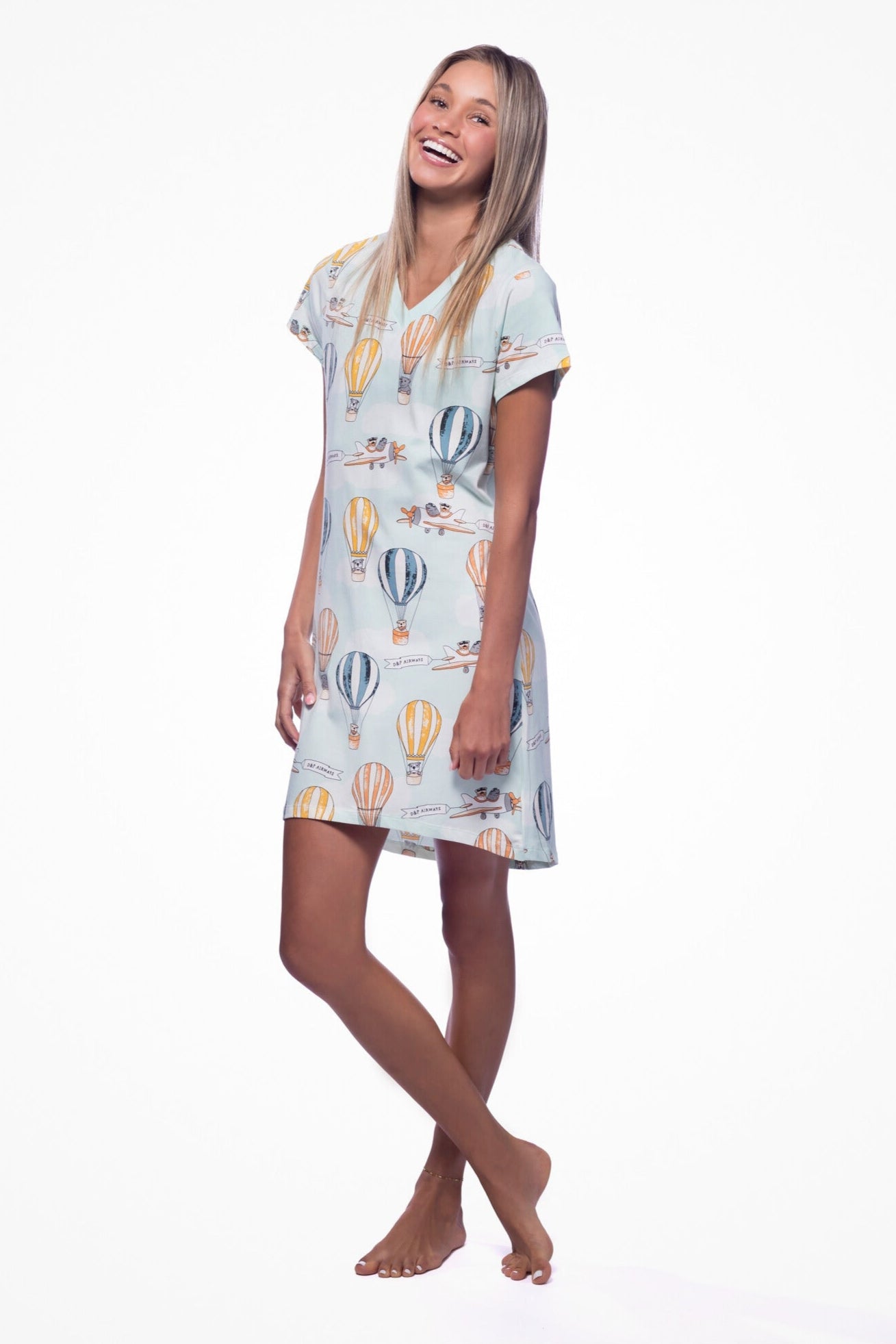 Women's T-Shirt Nightie | Licensed to Fly
