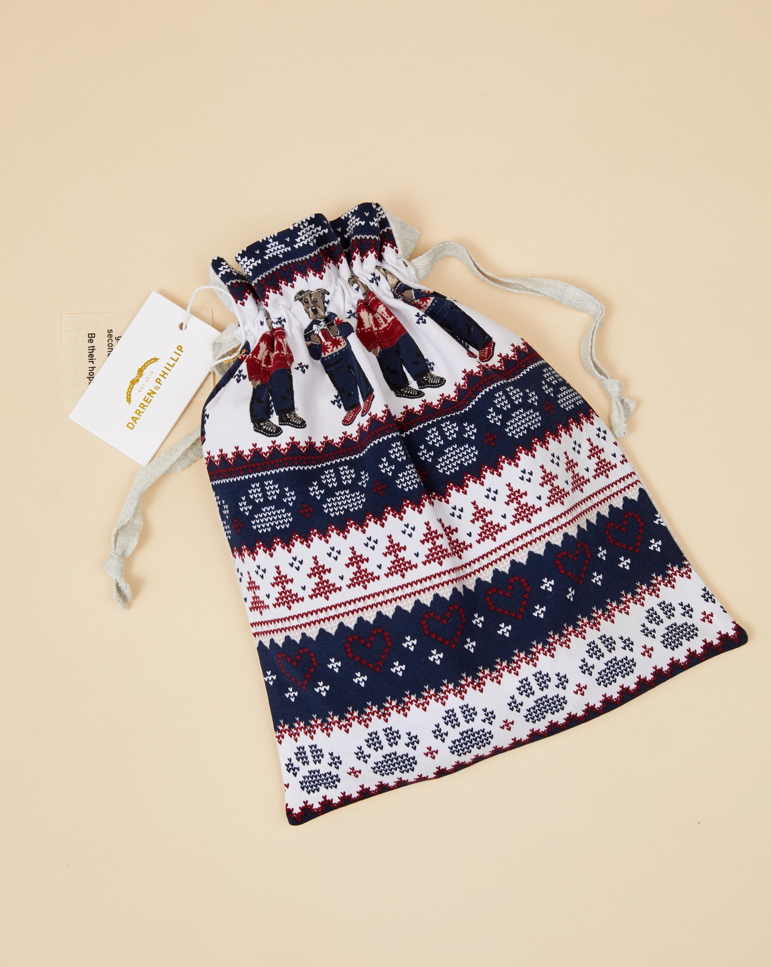 Staffy Bears Men's Short Christmas Pyjamas