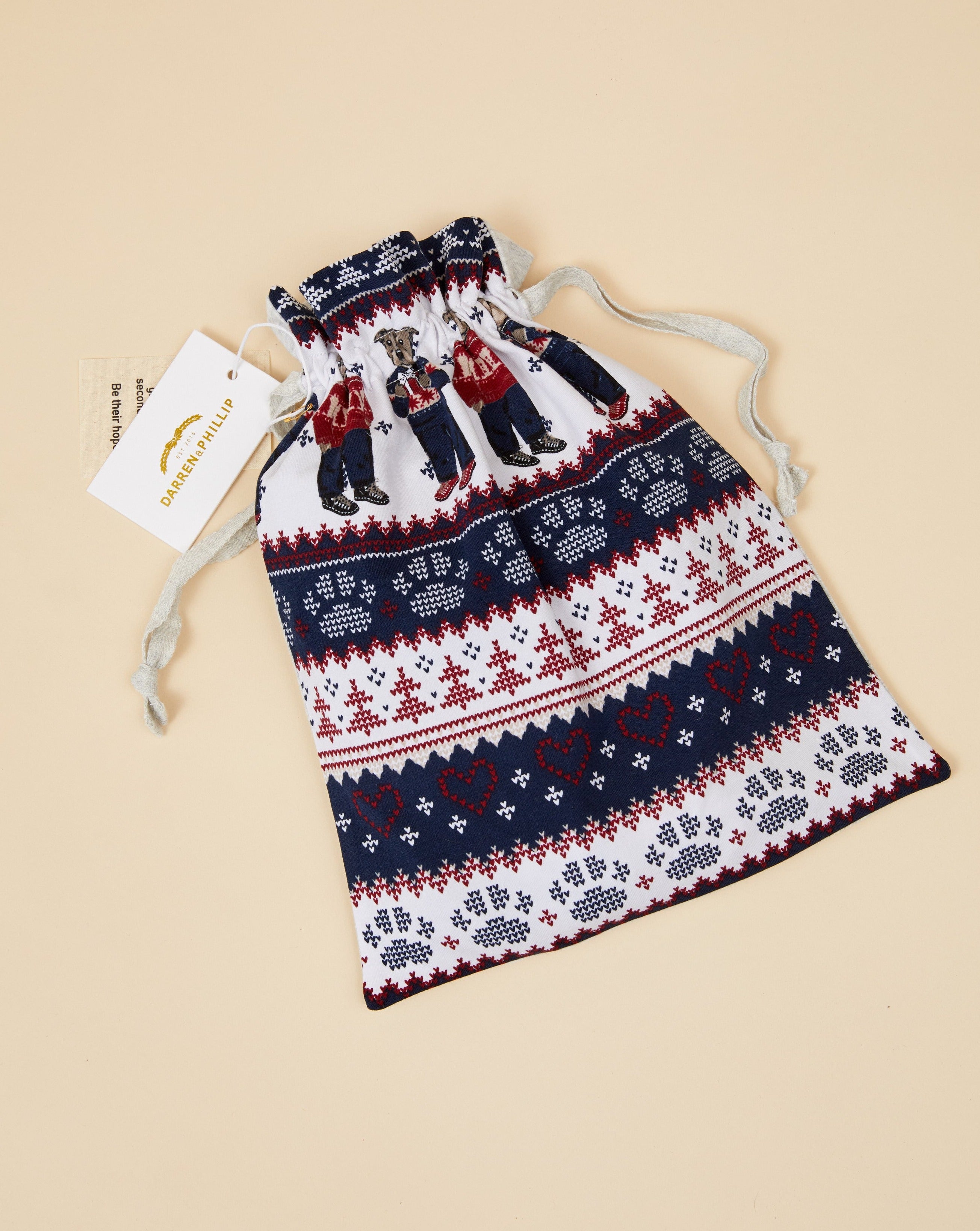 Staffy Bears Men's Long Christmas Pyjamas