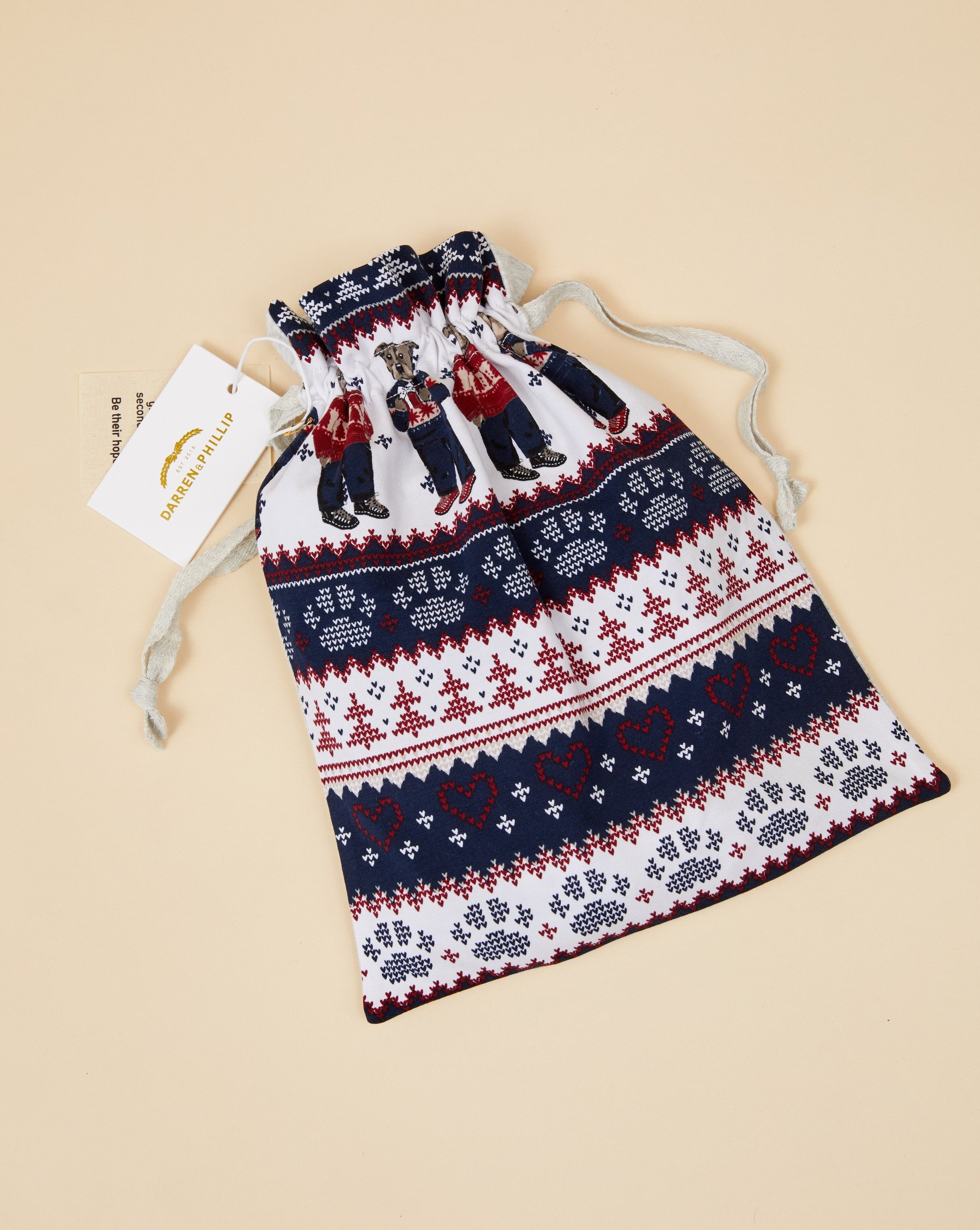 Staffy Bears Kid's Short Christmas PJ's
