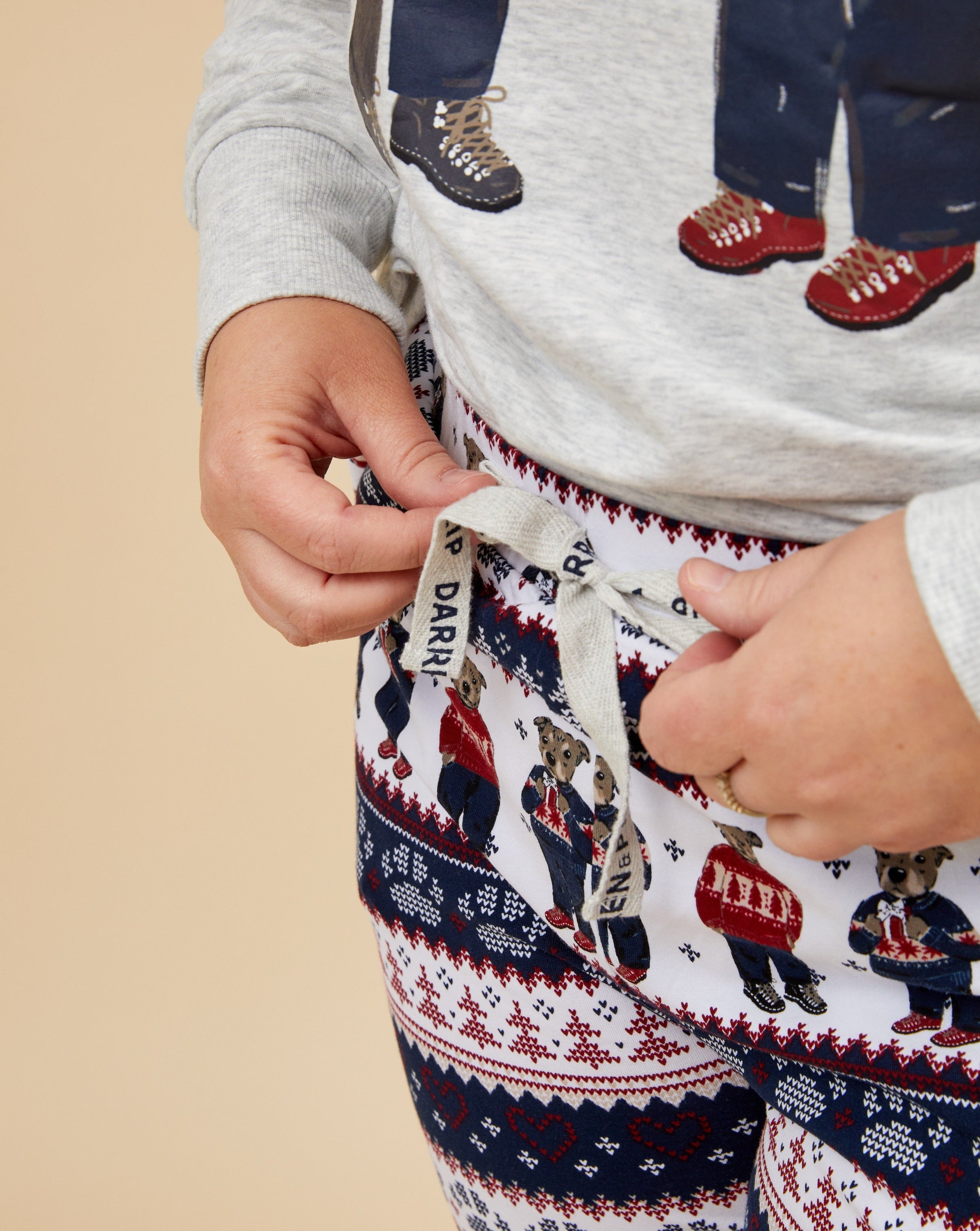 Staffy Bears Womens Long Christmas Pyjamas