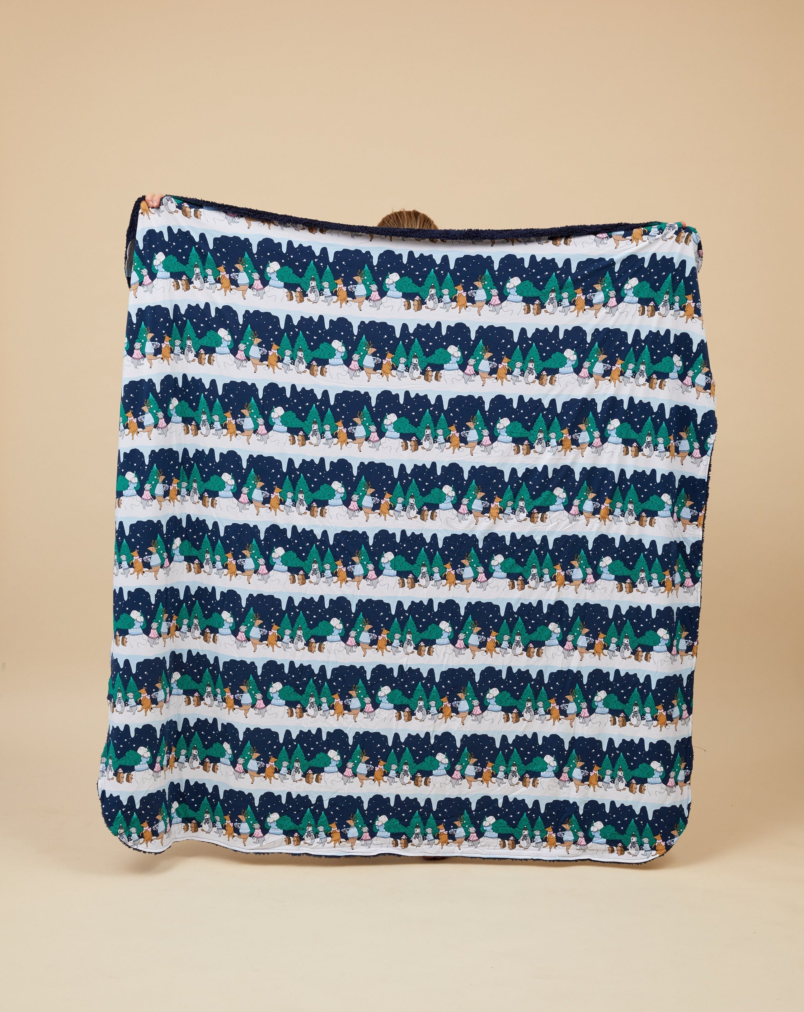 Snow Animals Christmas Blanket