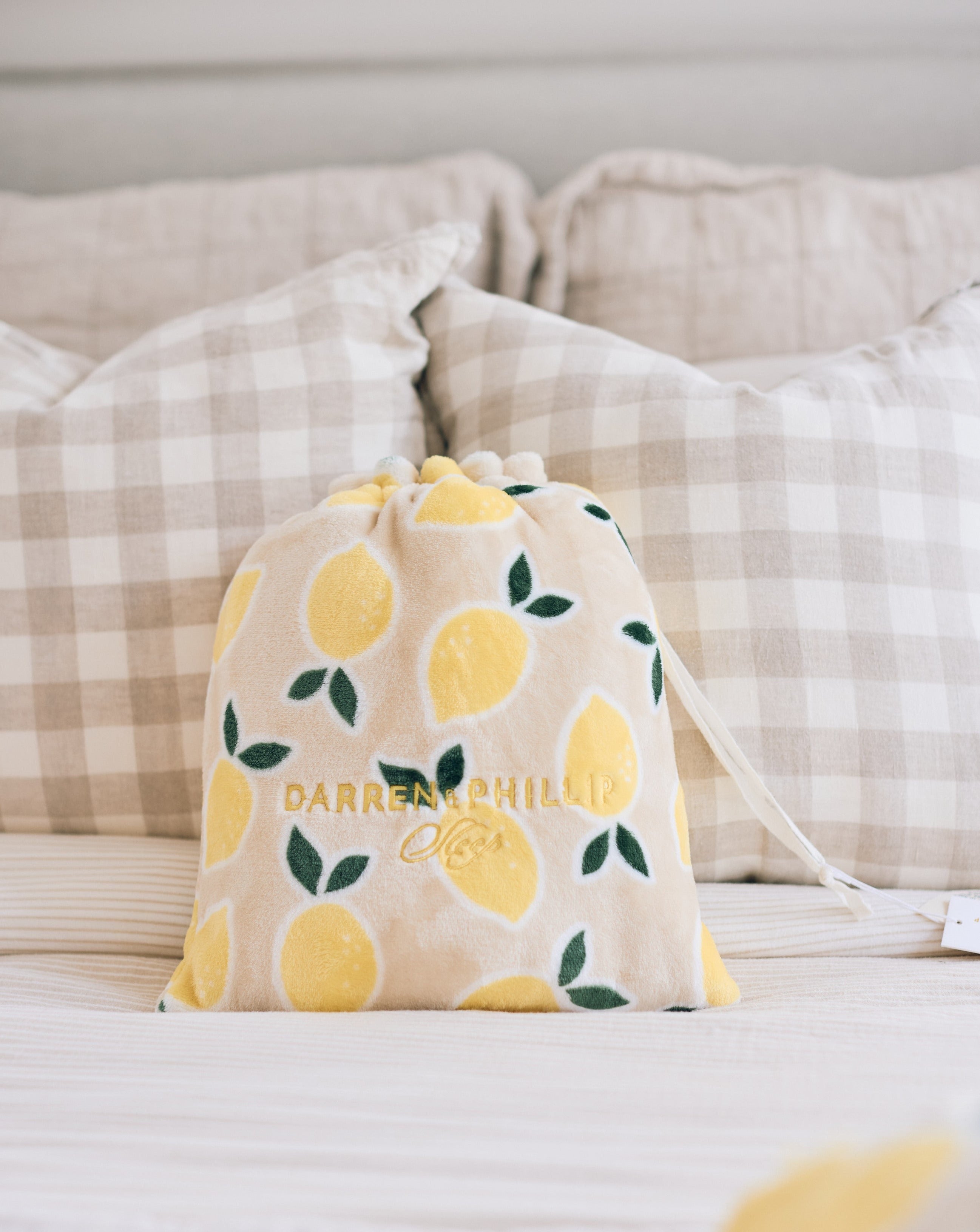 Matching Lounge Robe Set | Cutie Frutti Lemon