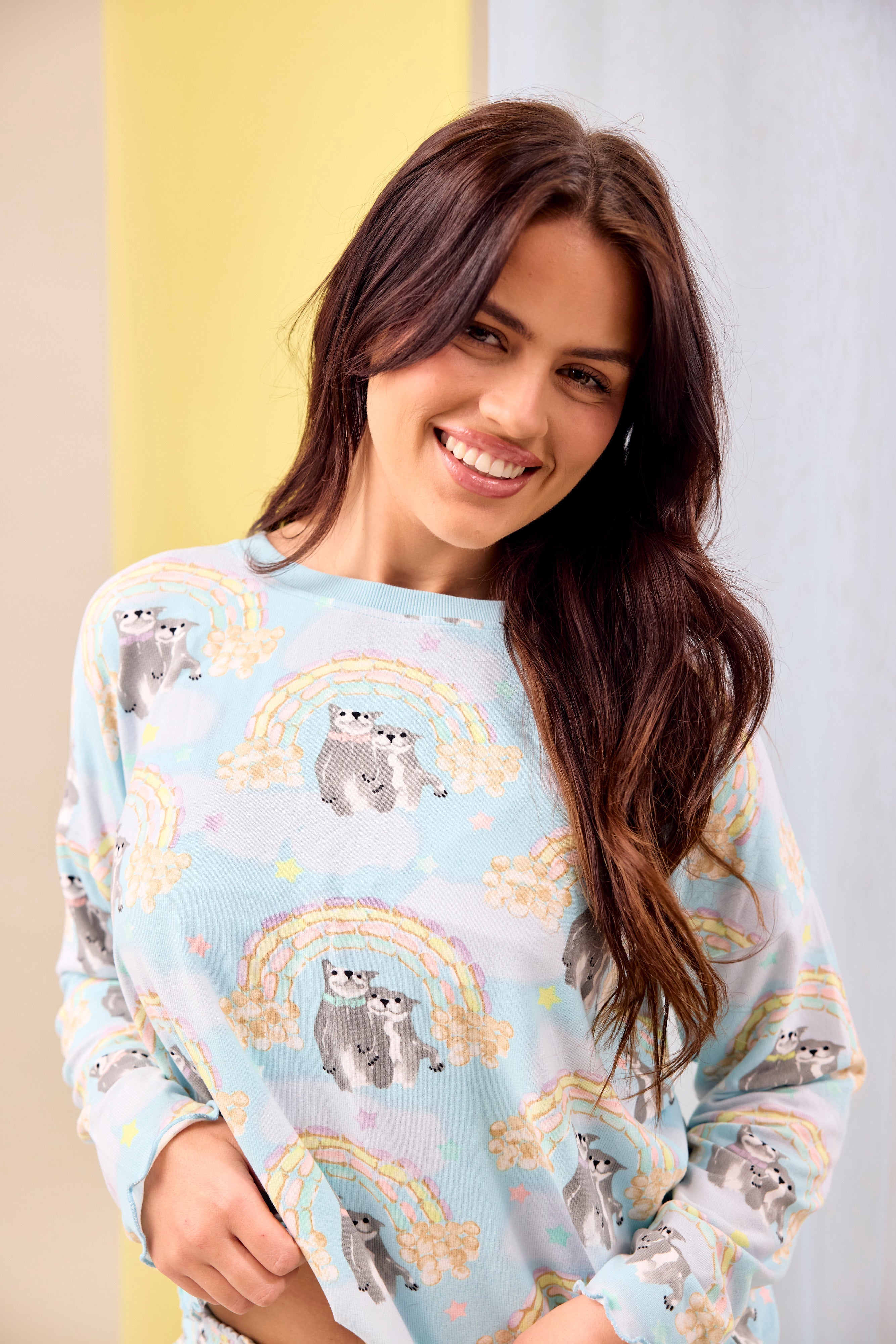 Women's Long PJs | Sweet Rainbow Dreams