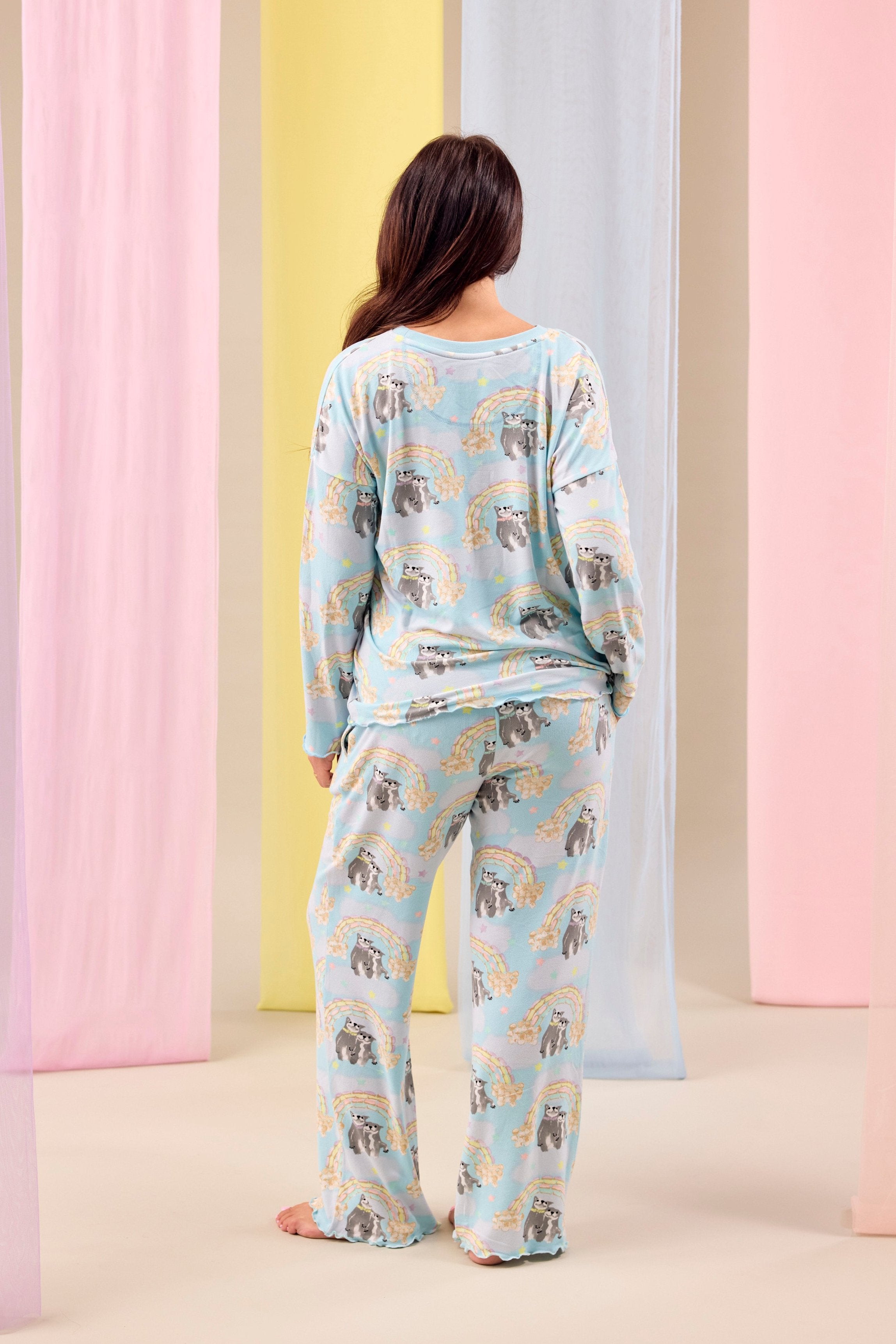 Women's Long PJs | Sweet Rainbow Dreams