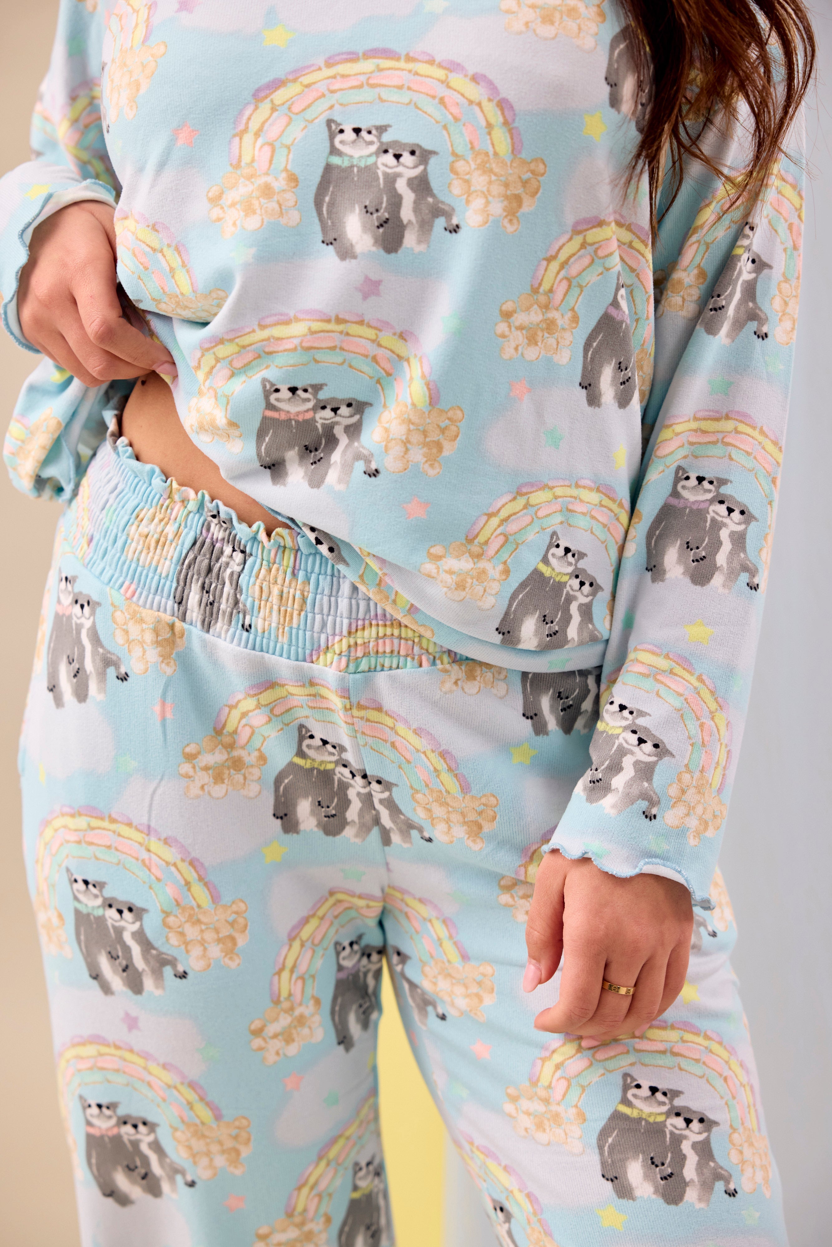 Women's Long PJs | Sweet Rainbow Dreams