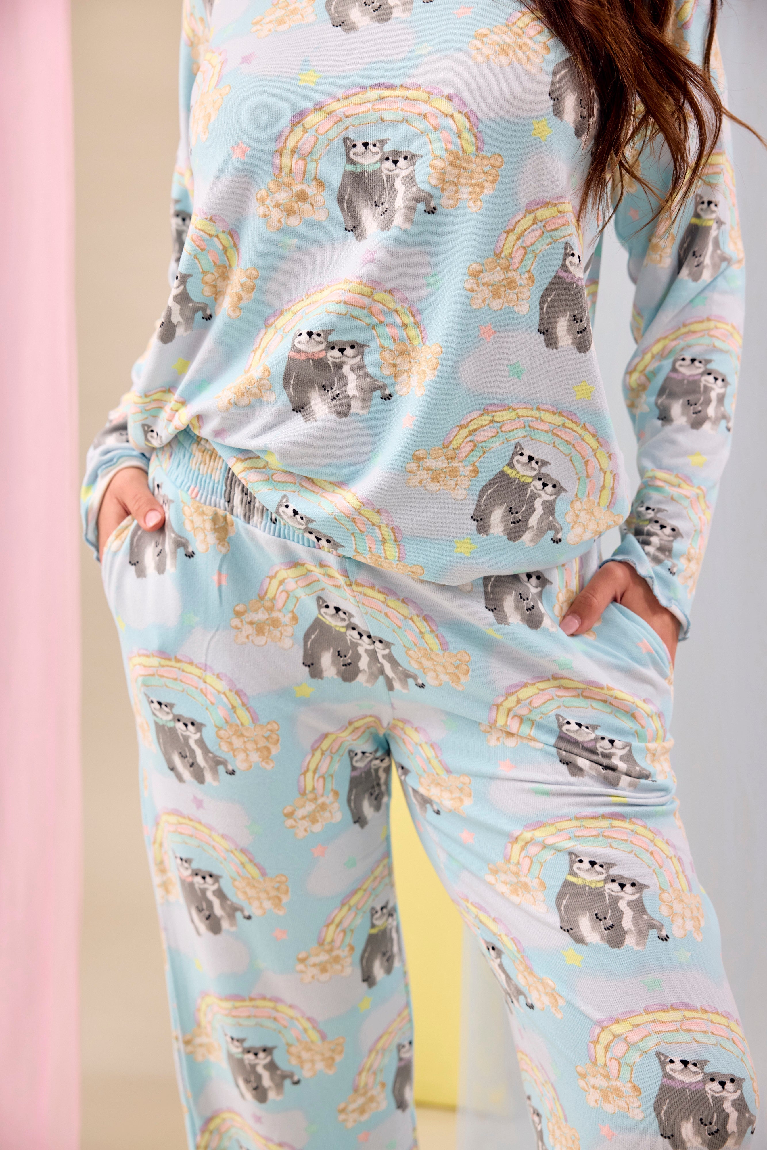 Women's Long PJs | Sweet Rainbow Dreams