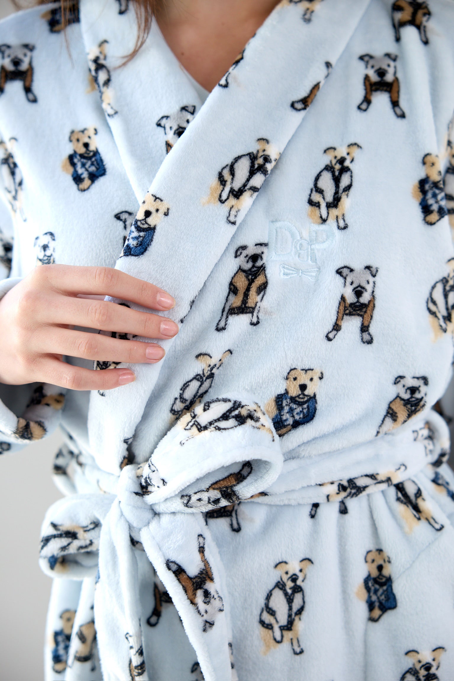 Matching Lounge Robe Set | Preppy Pups