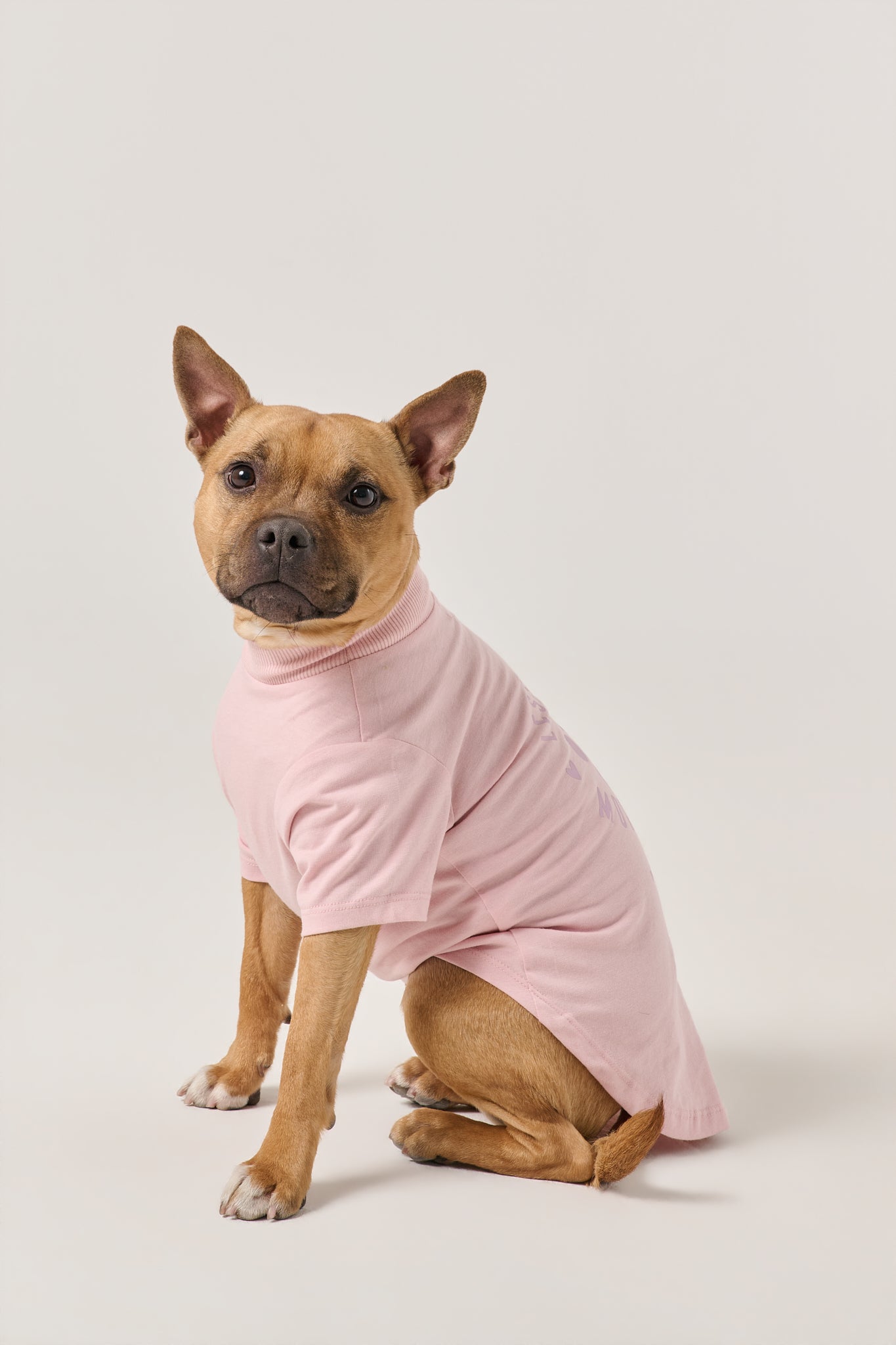 Less People More Dogs Dog Tee | Pink