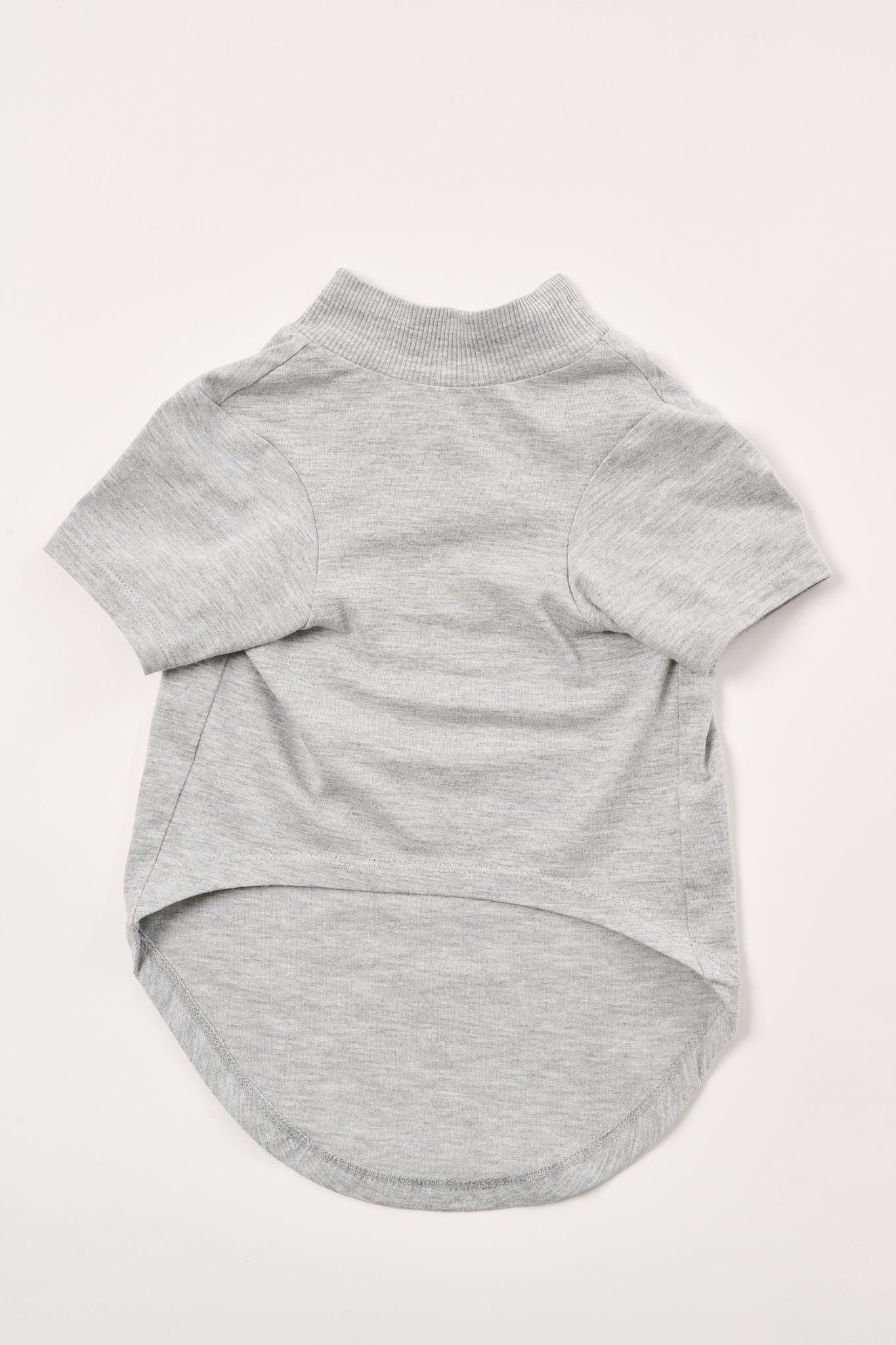 Less People More Dogs Dog Tee | Heather Gray