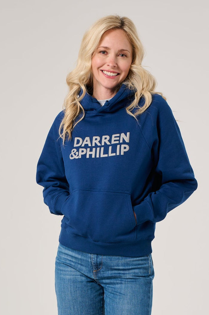 Puff Print Women's Raglan Hoodie | Marine