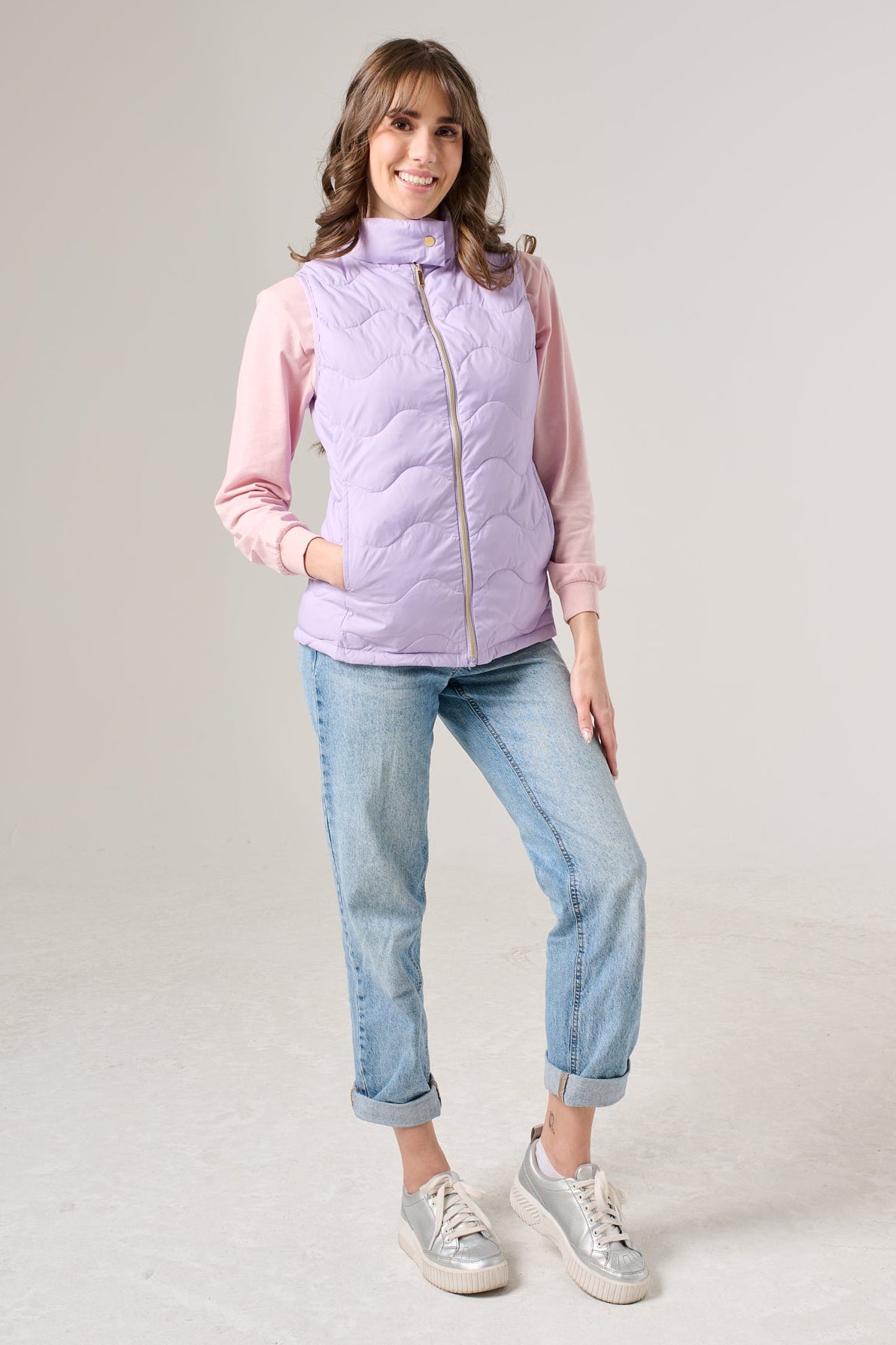Cloud Women's Puffer Vest | Lilac