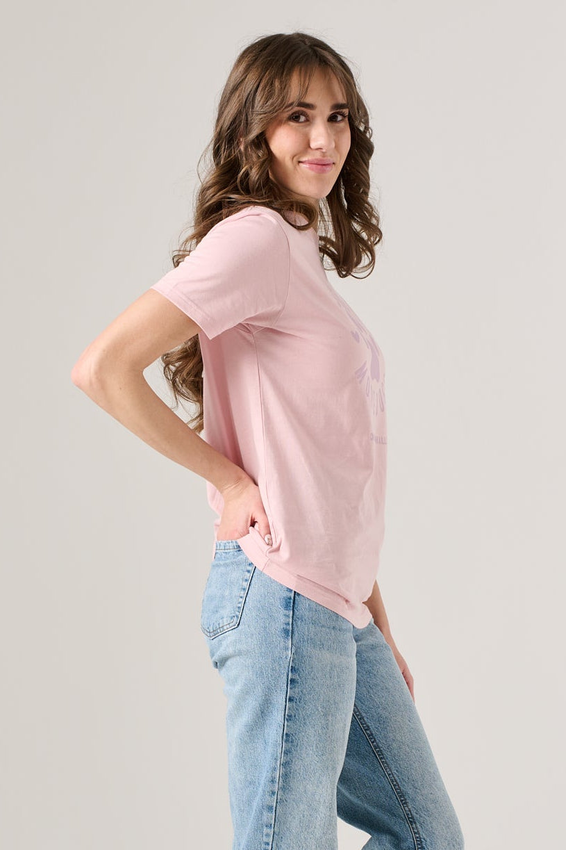 Less People More Dogs Women's Tee | Pink