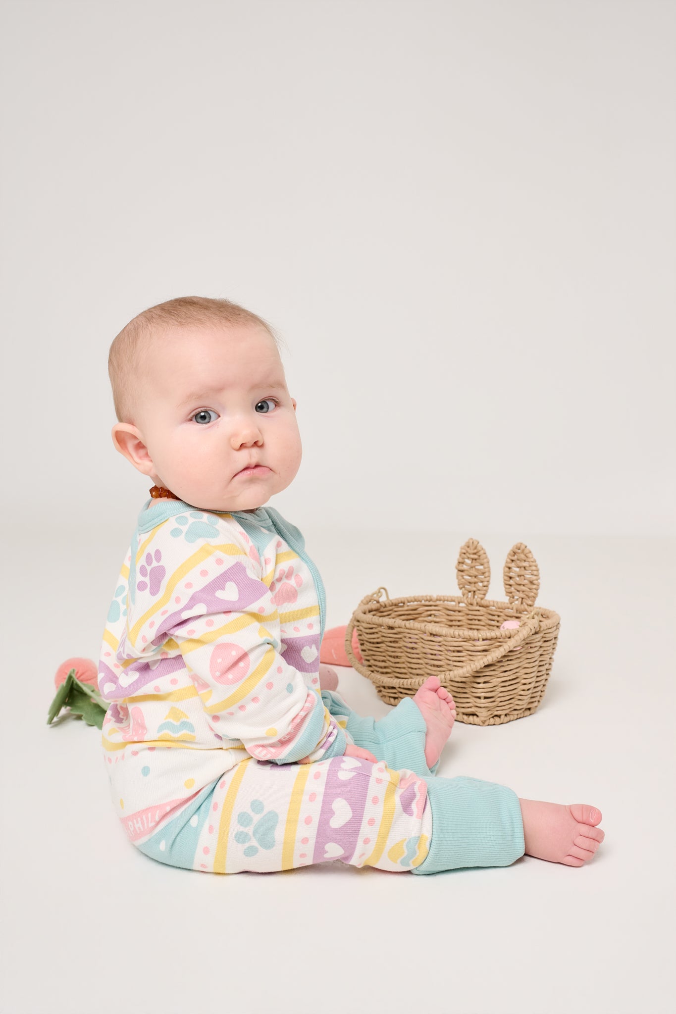 Baby Long Onesie PJs | Feelin' Eggstra