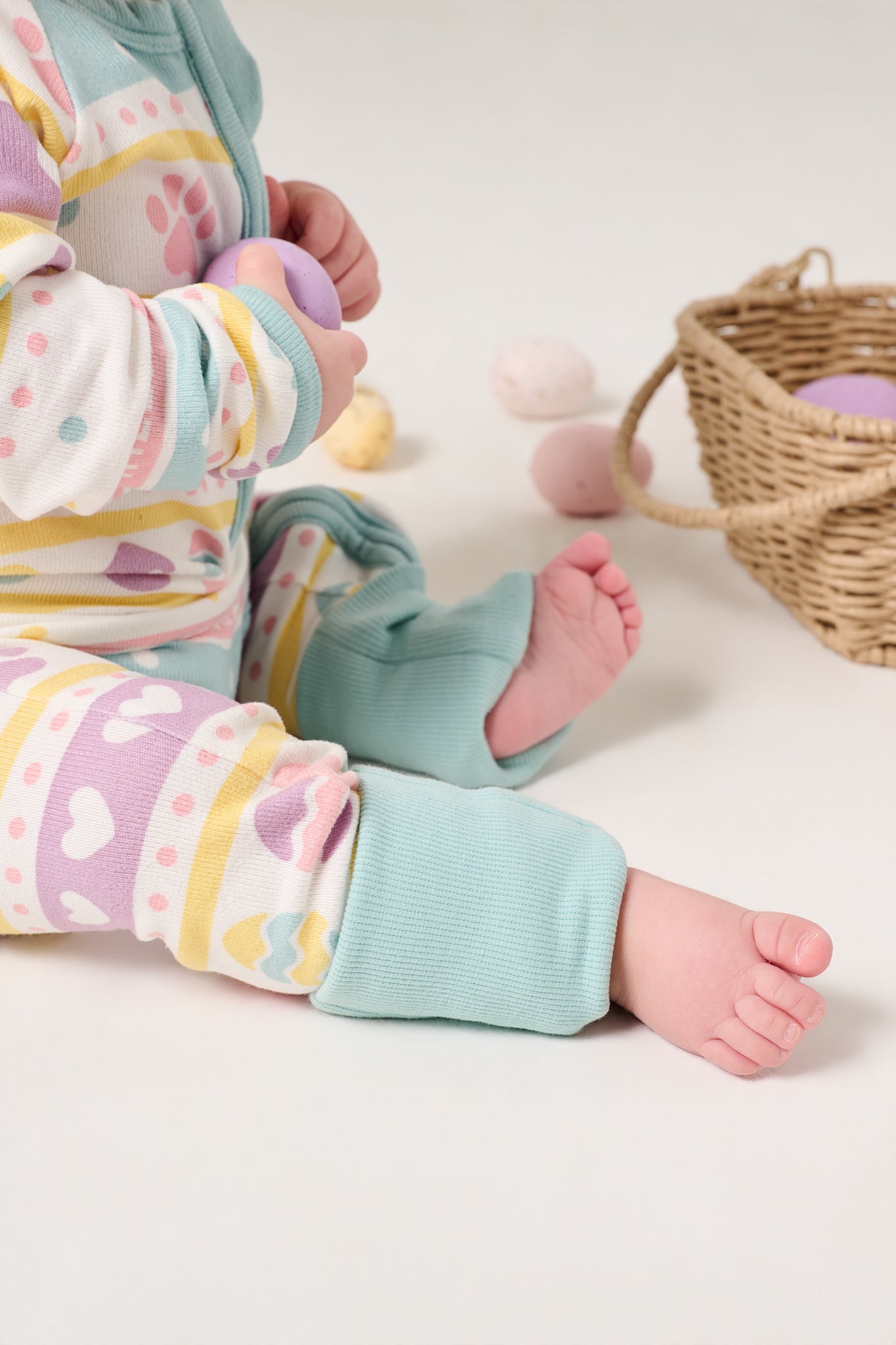 Baby Long Onesie PJs | Feelin' Eggstra