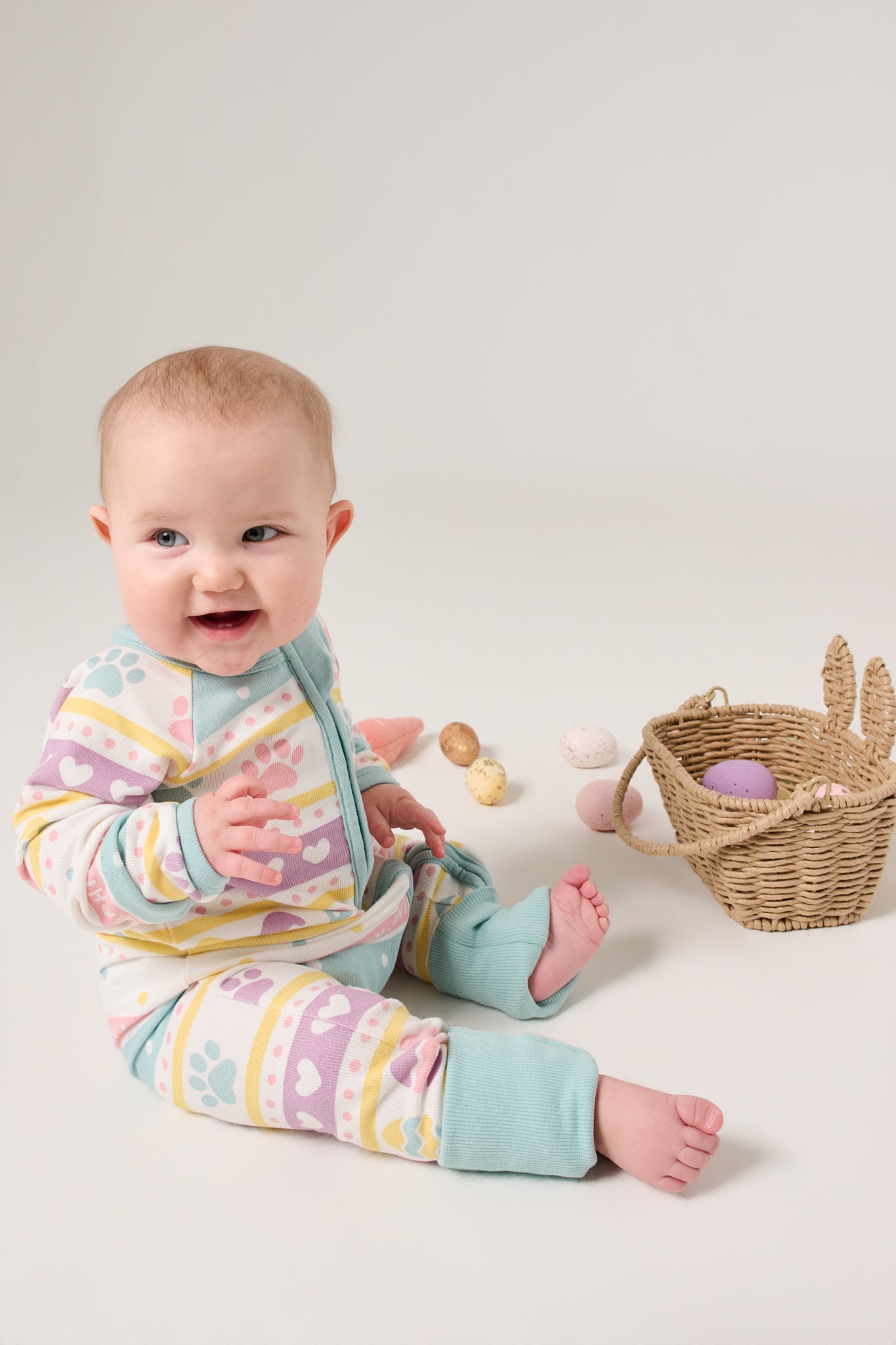 Baby Long Onesie PJs | Feelin' Eggstra