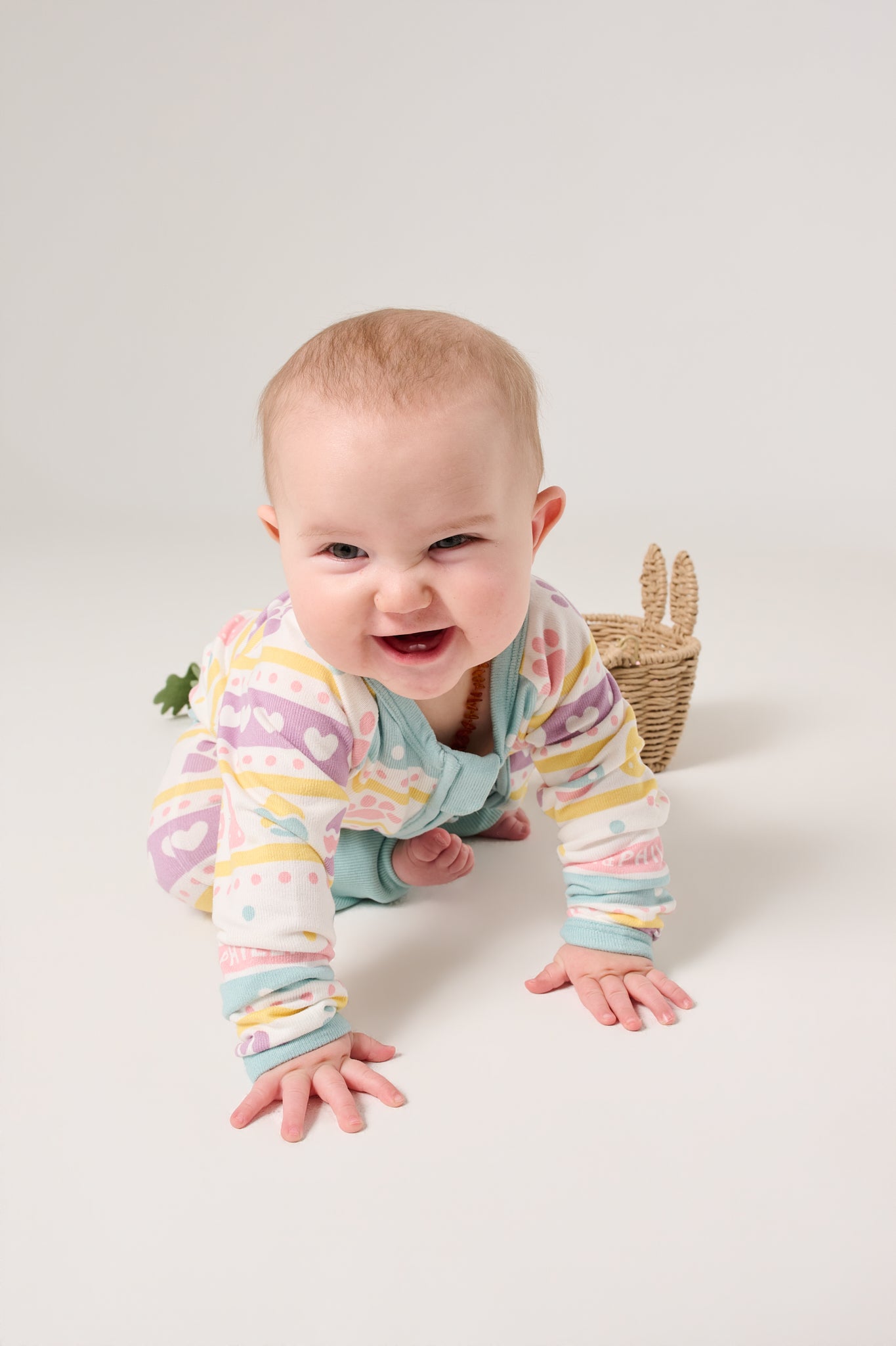 Baby Long Onesie PJs | Feelin' Eggstra