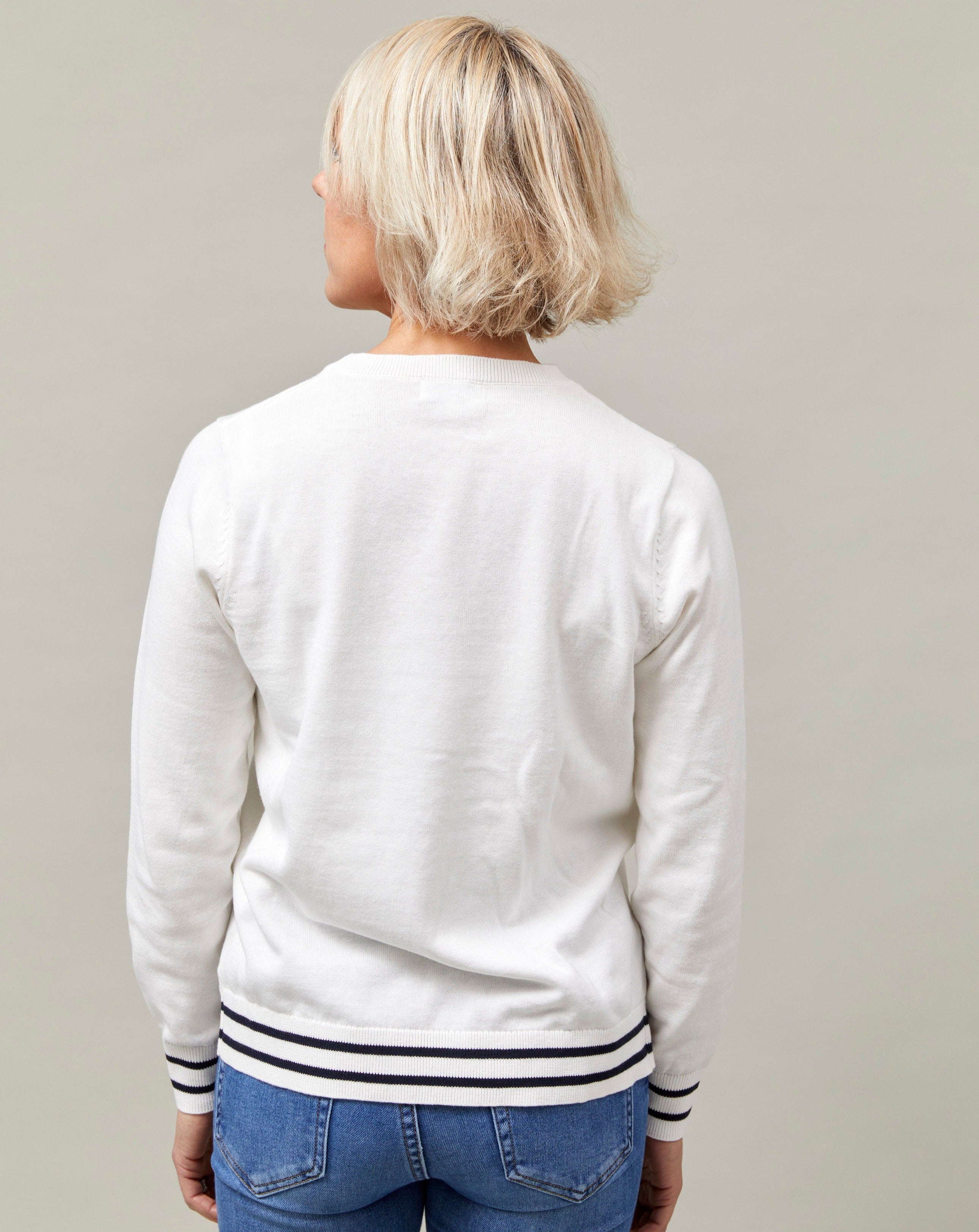 The Stafford Knit Woman's Sweater| Blue