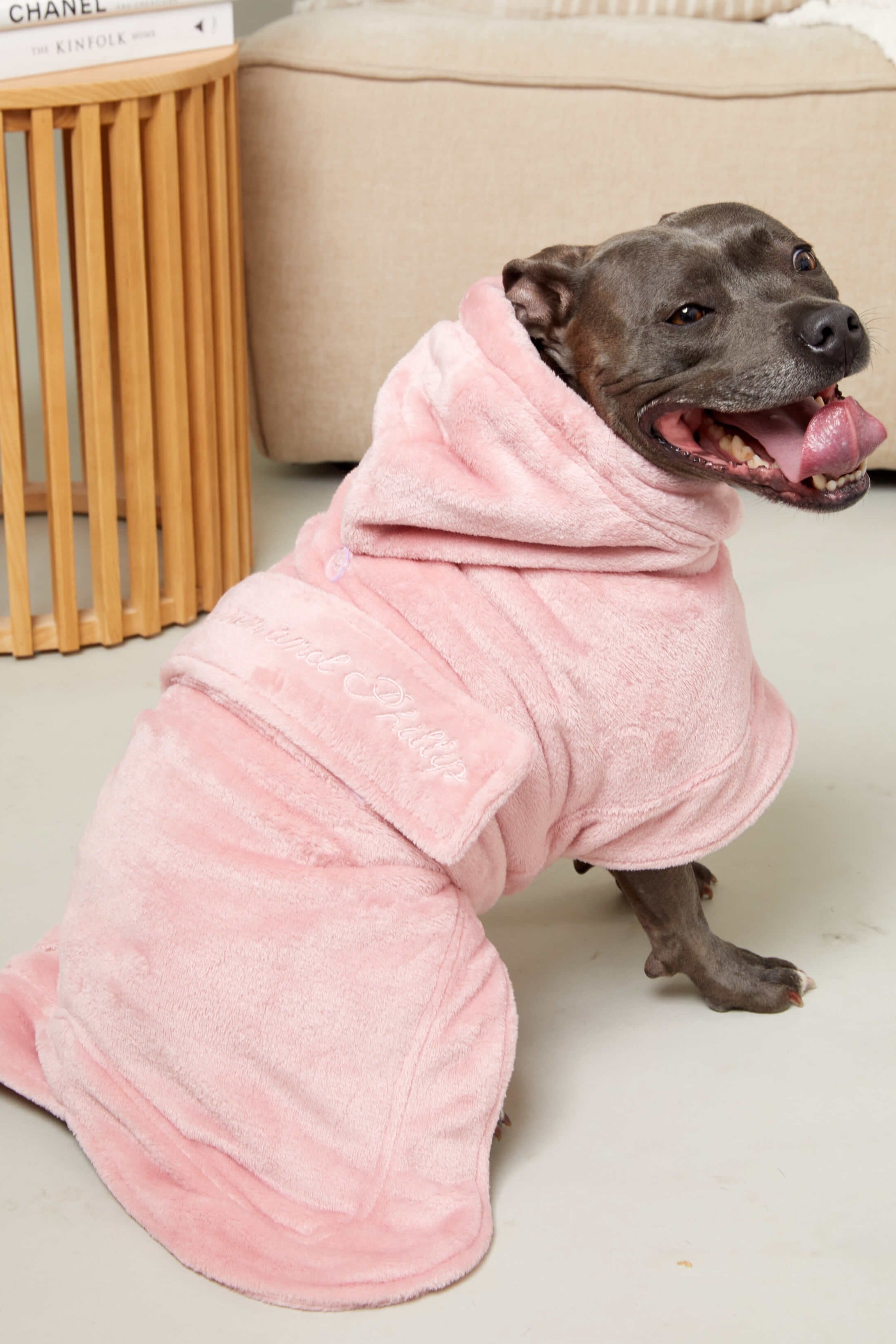 Dog Lounge Robe | Rose