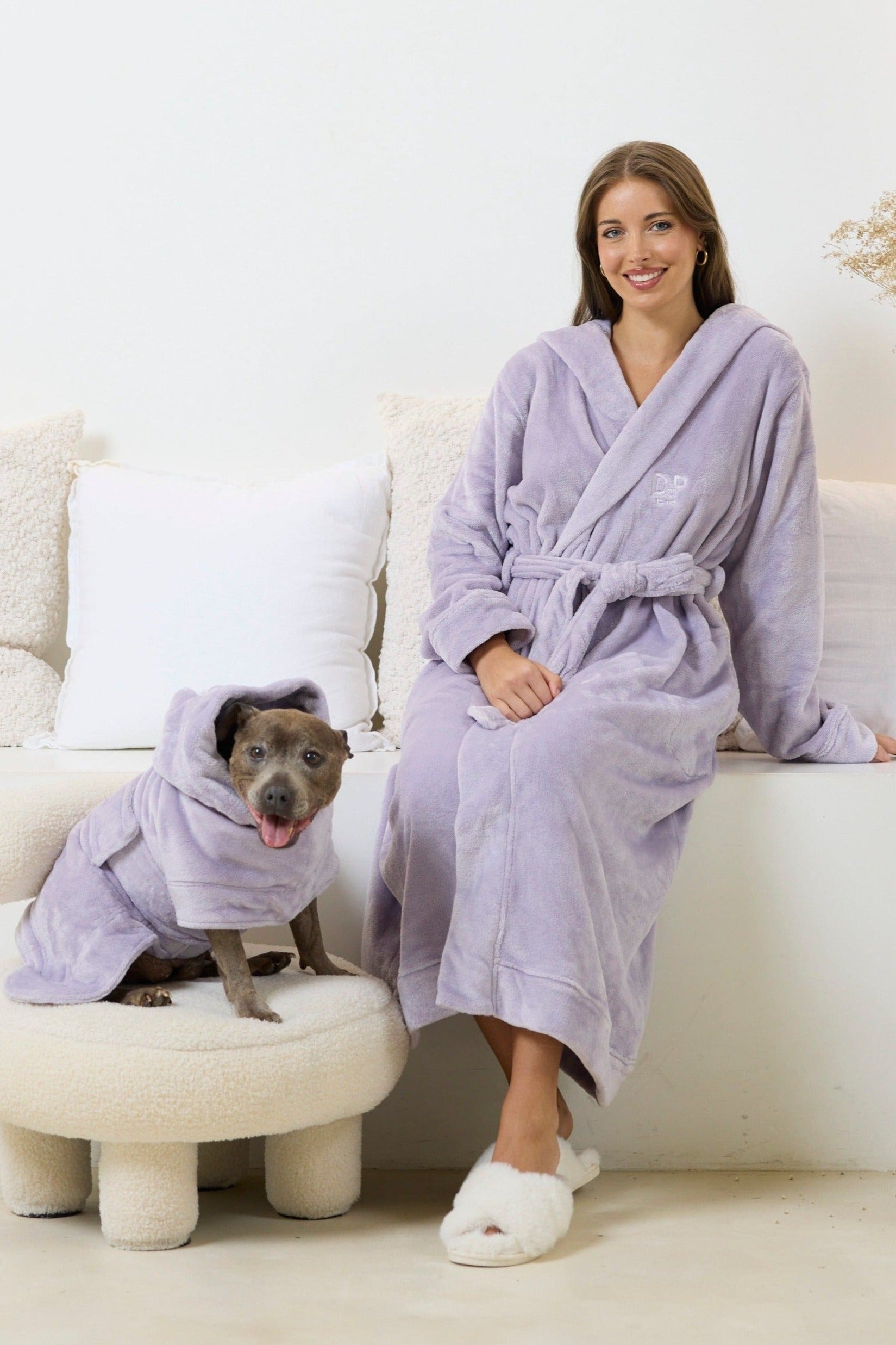 Matching Lounge Robe Set | Lilac