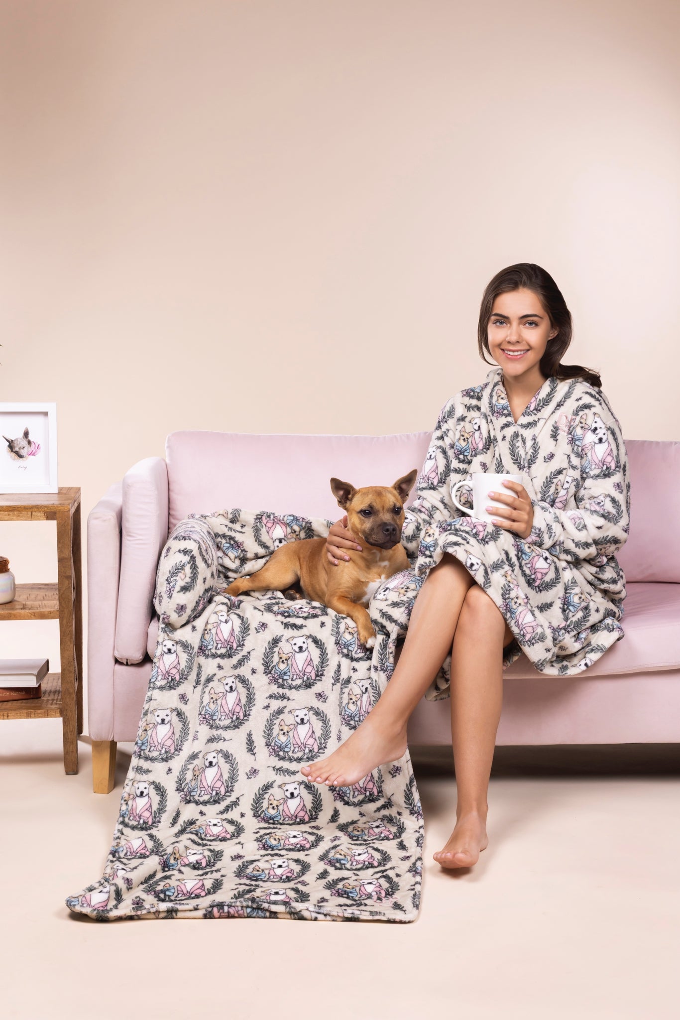 Dog Lounger Blanket Bed | Pawfect Pals