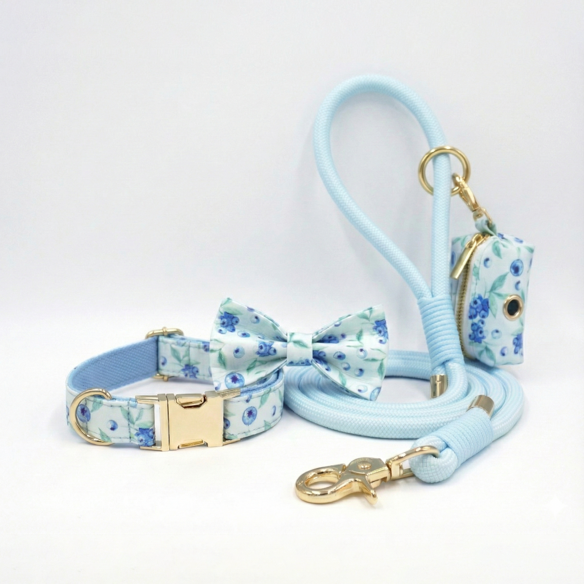 Morning Blueberry Dog Walking Set