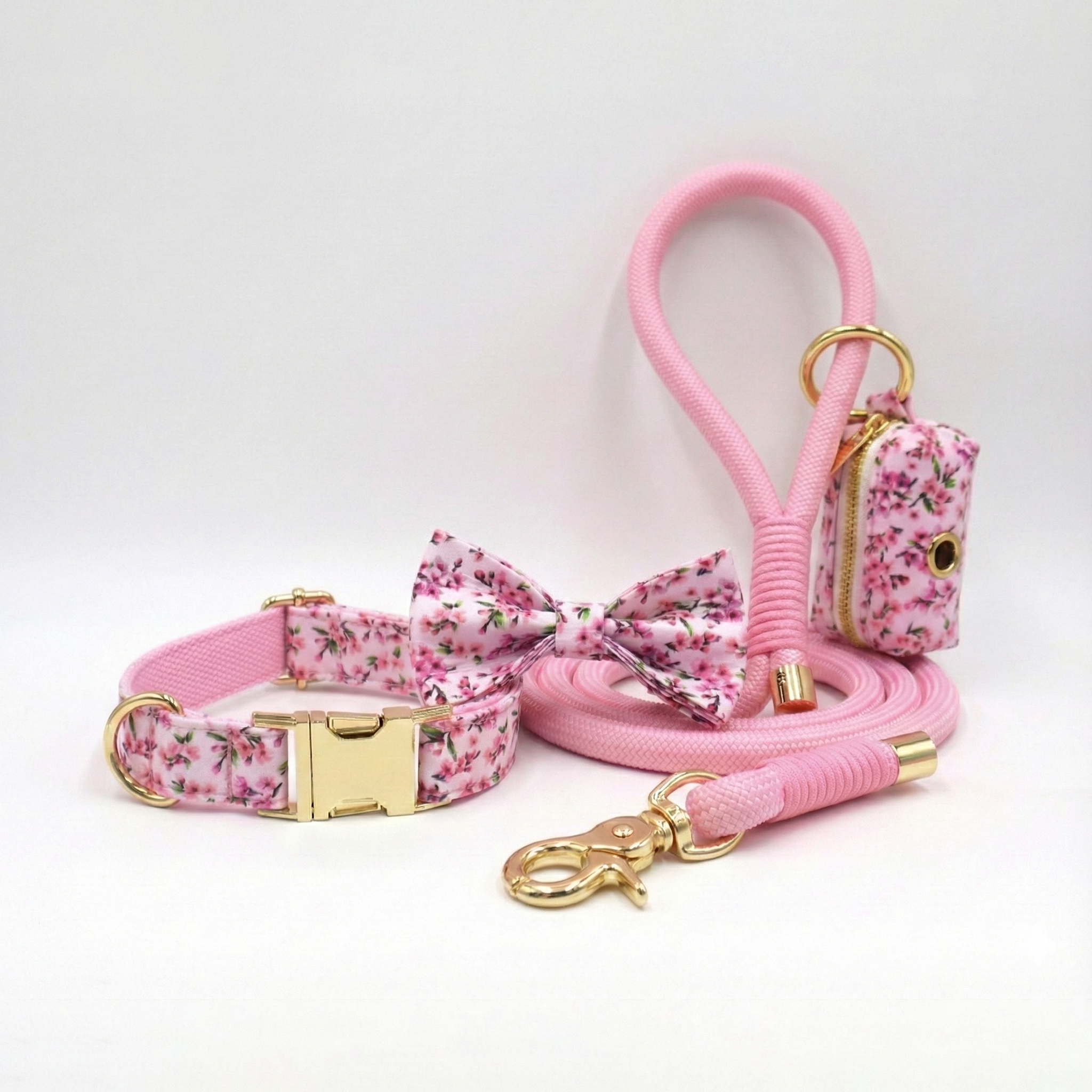 Sakura Bloom Dog Walking Set