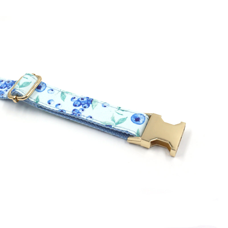 Dog Collar & Leash Set | Morning Blueberry