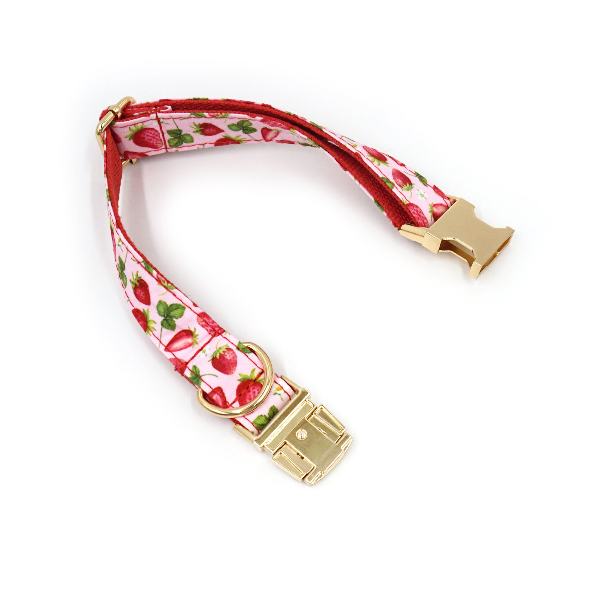 Dog Collar & Leash Set | Sweet Strawberry