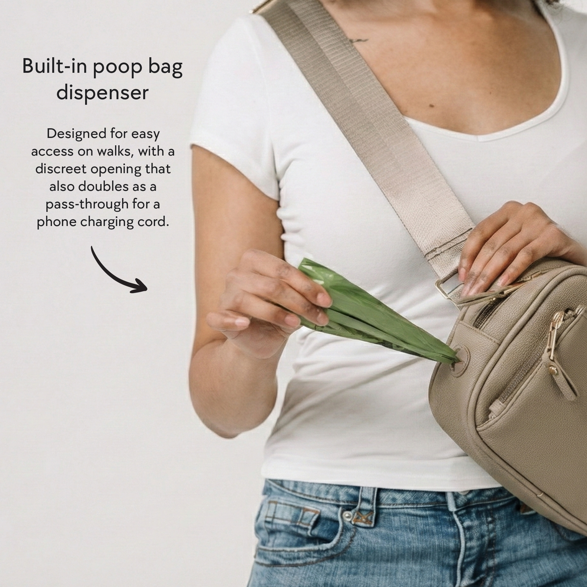 Crossbody Dog Walking Bag