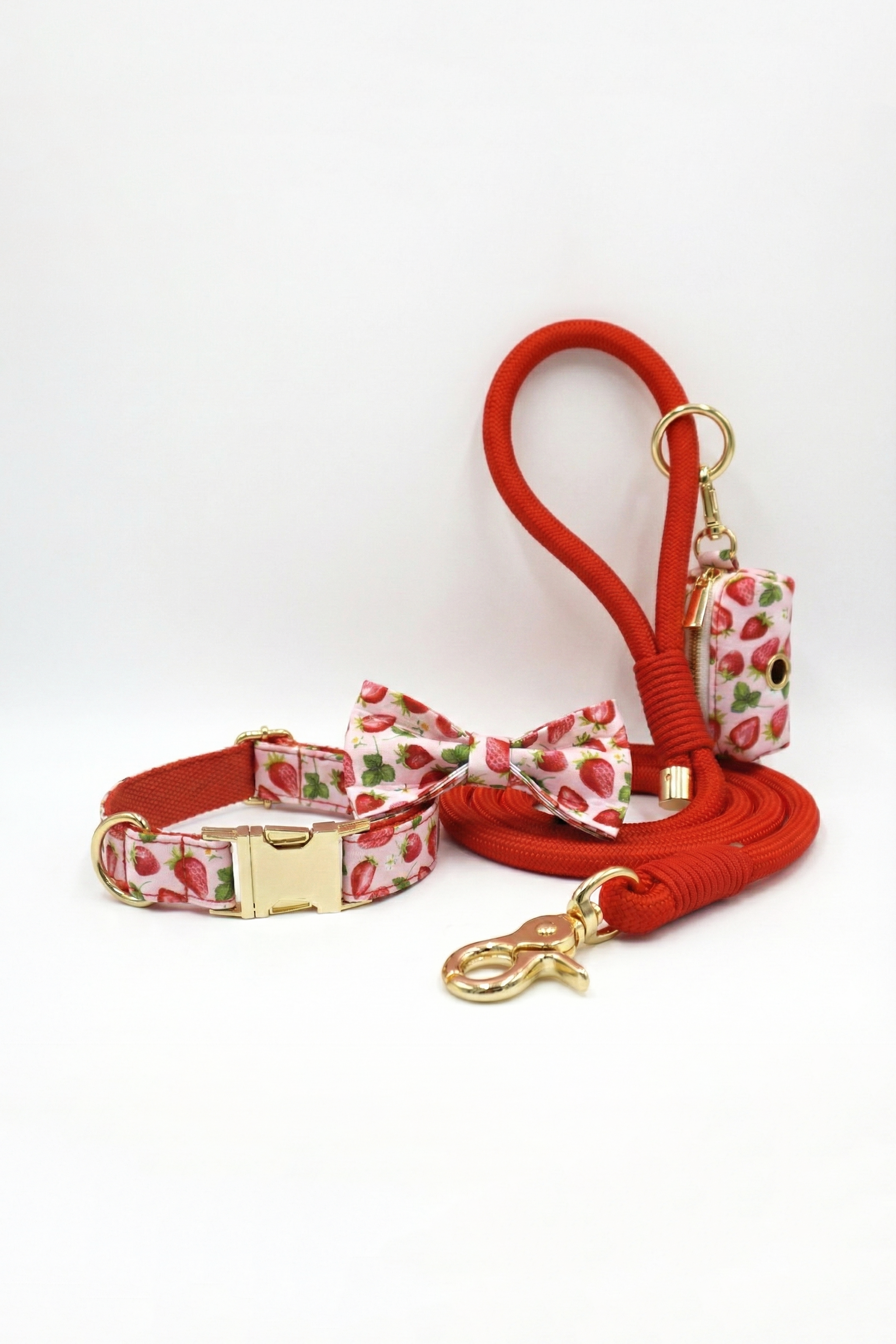 Sweet Strawberry Dog Walking Set
