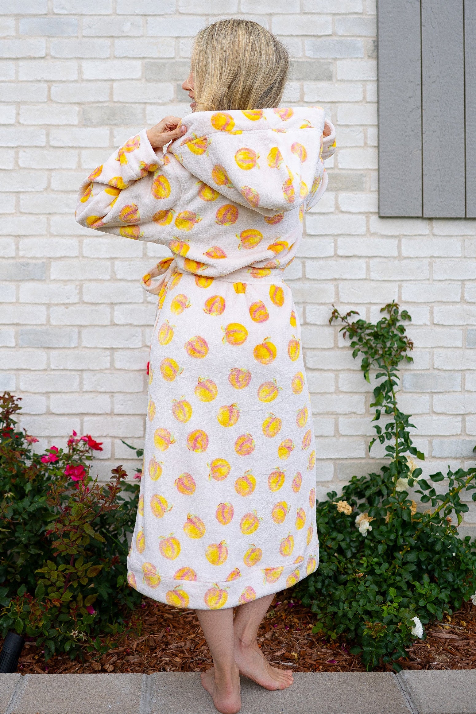 Adult Lounge Robe | Cutie Frutti, Peach