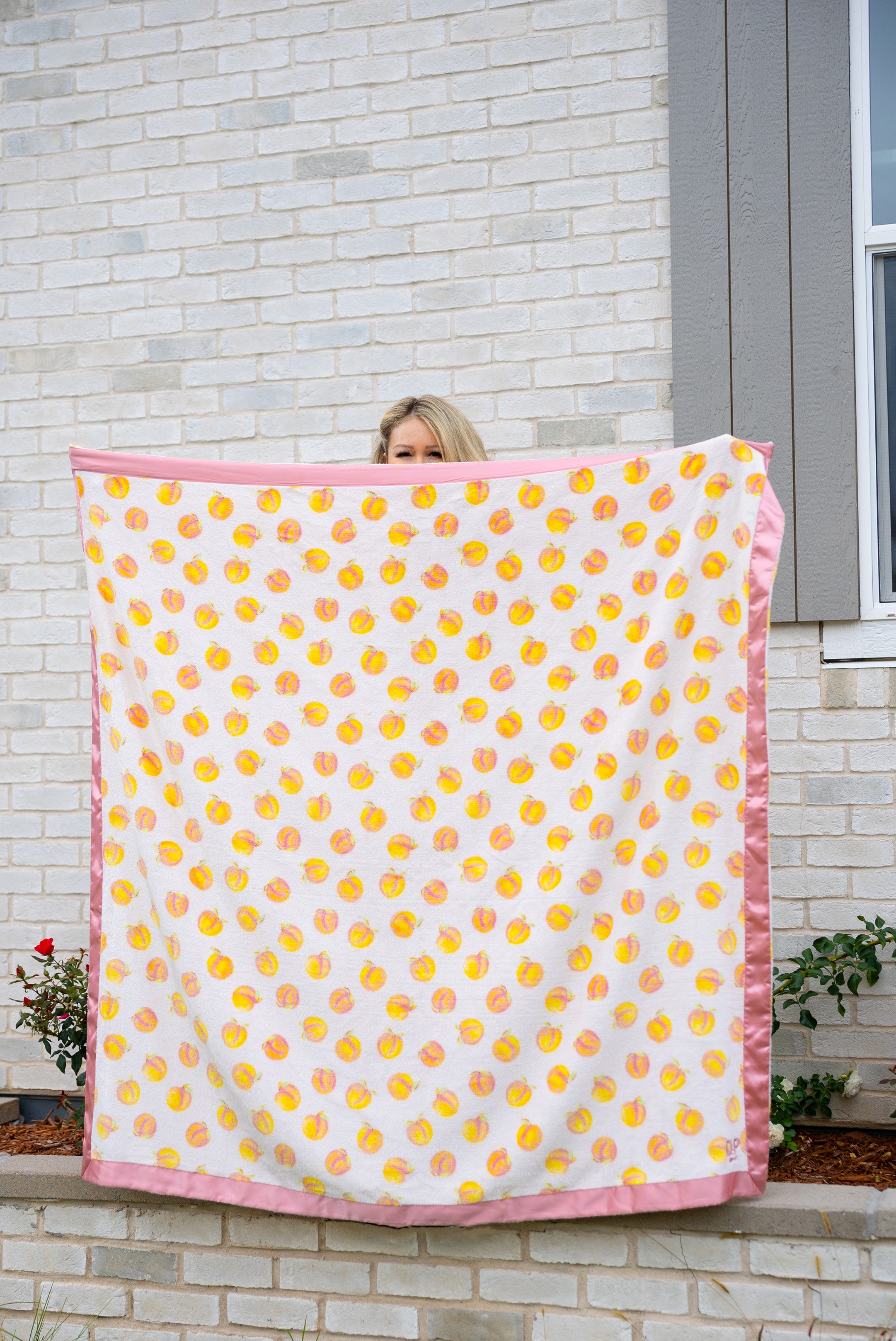 Dog Blanket | Cutie Frutti, Peach