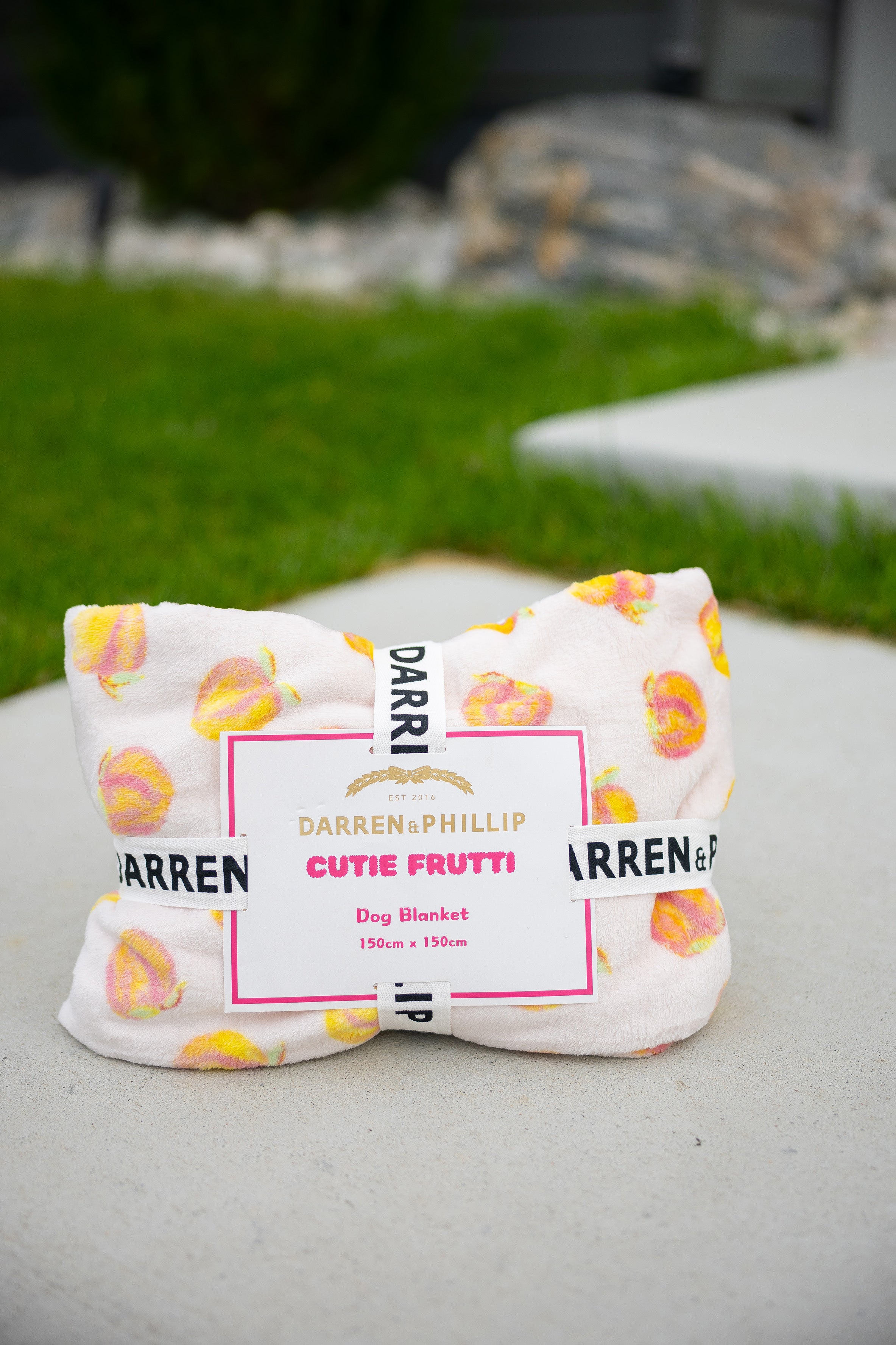 Dog Blanket | Cutie Frutti, Peach