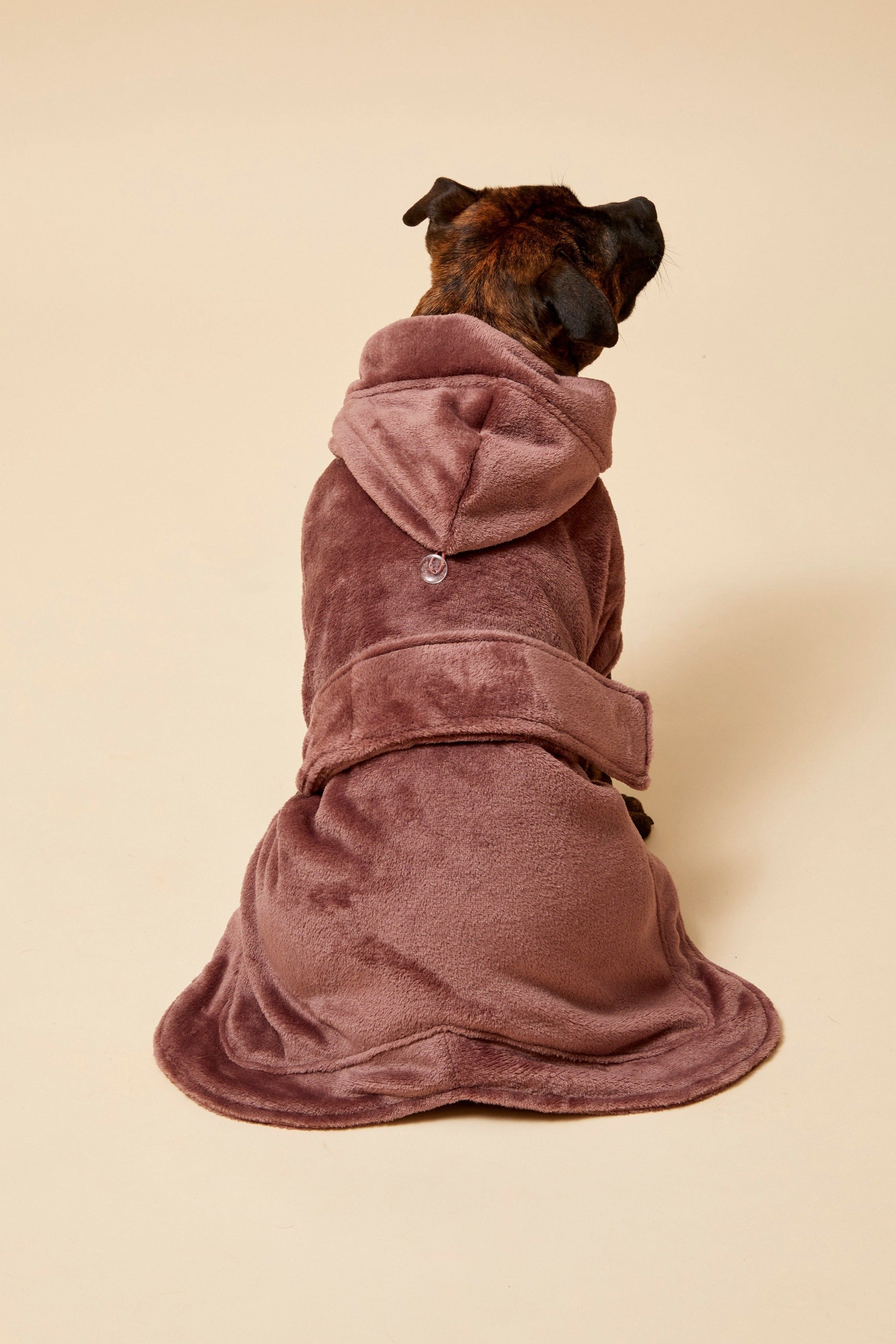 Darren and Phillip snuggle buddy dog robe.