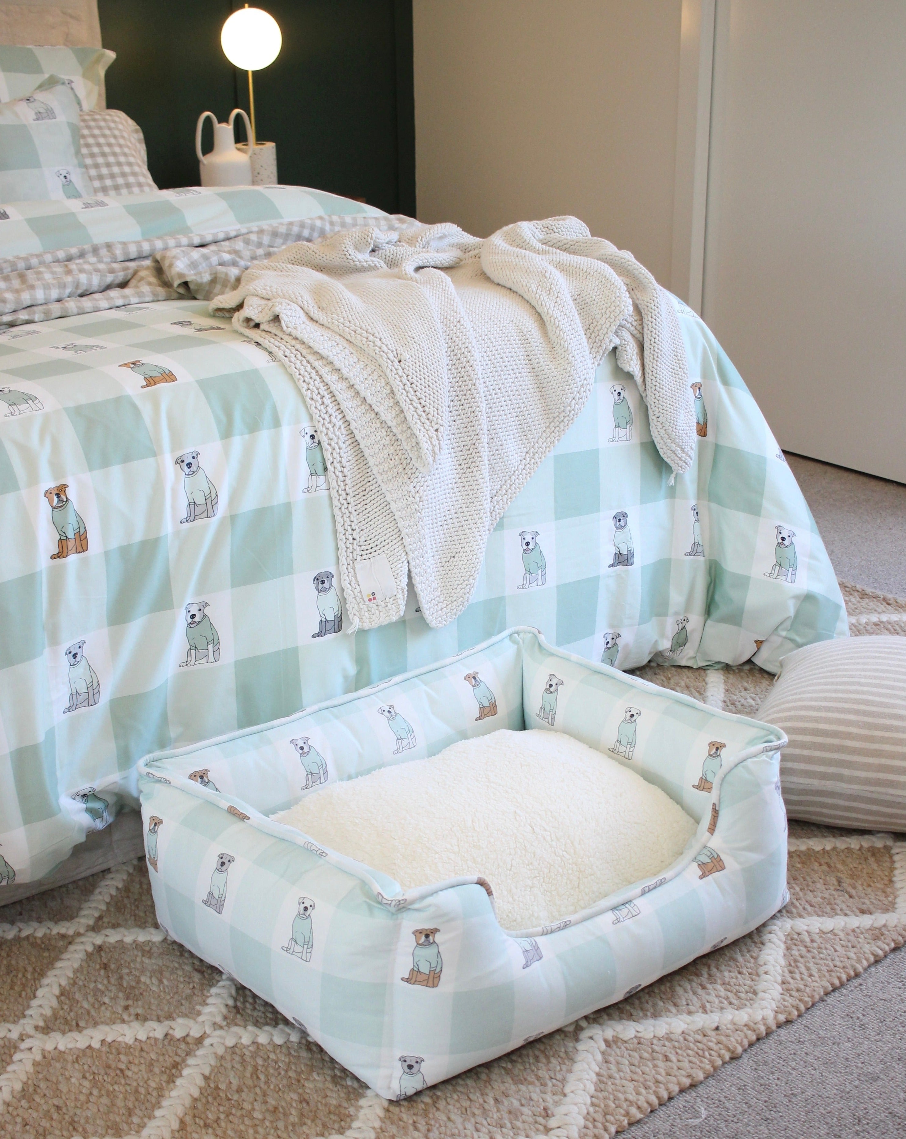 The Darren and Phillip removable cover dog bed.