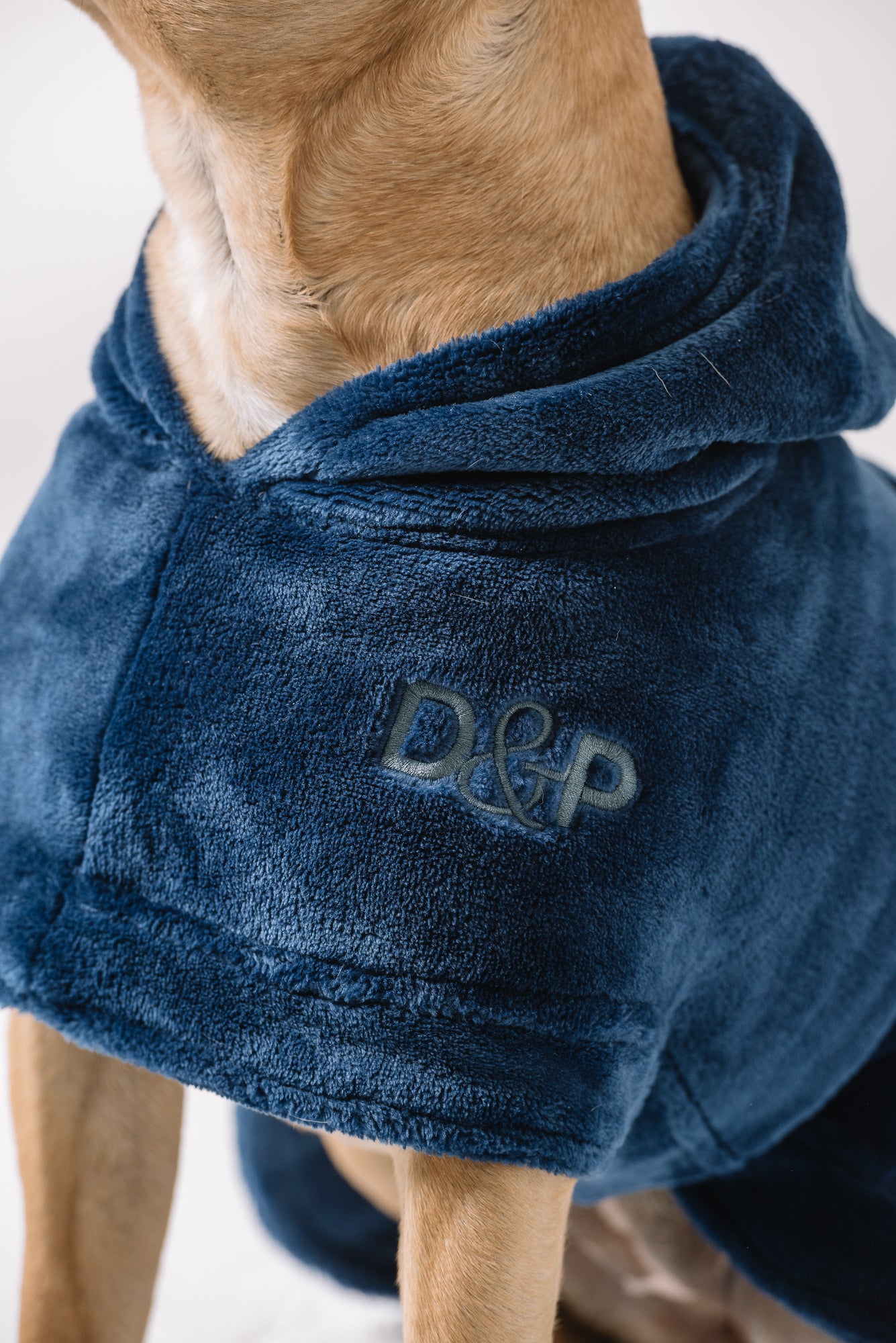 The Dream Calming Dog Robe | Deep Blue