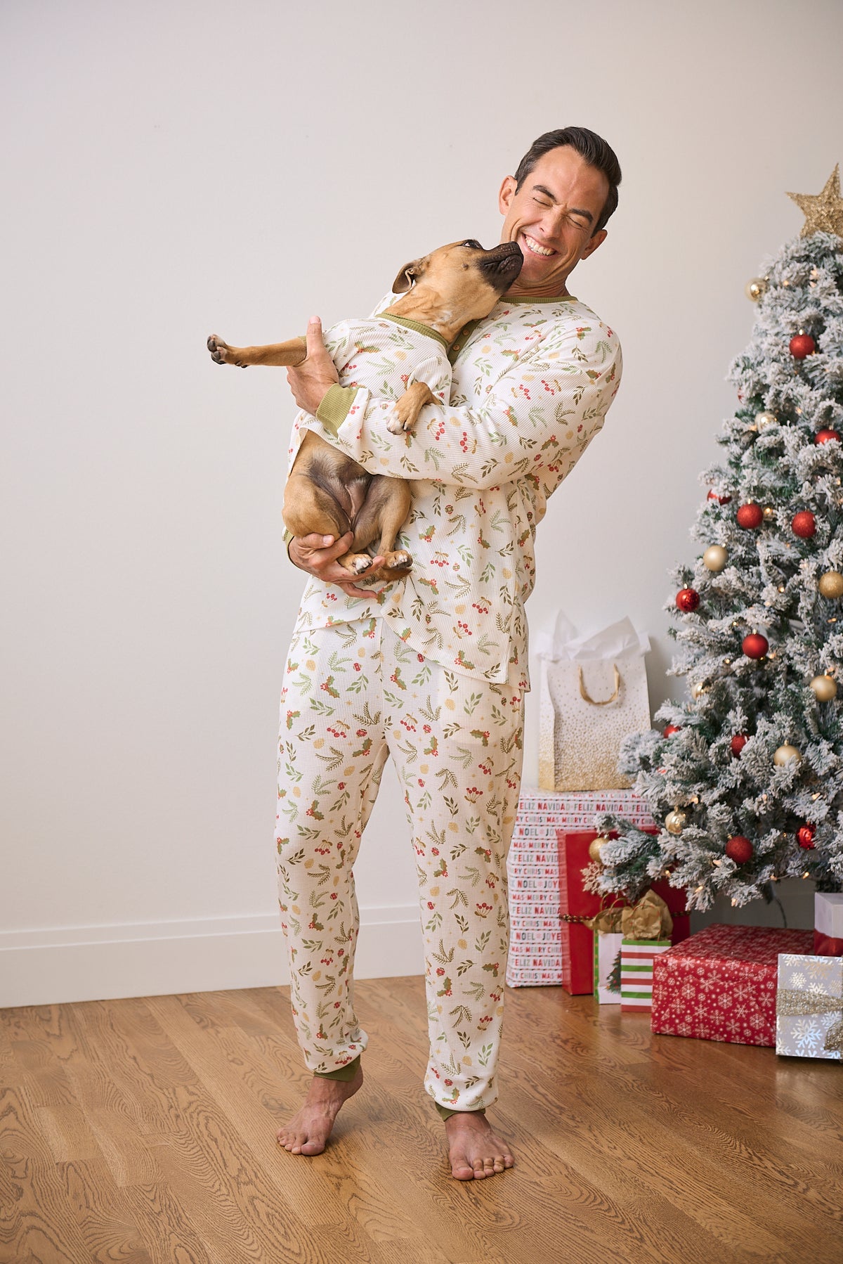 Men's Long Christmas PJs | Mistle-Toes